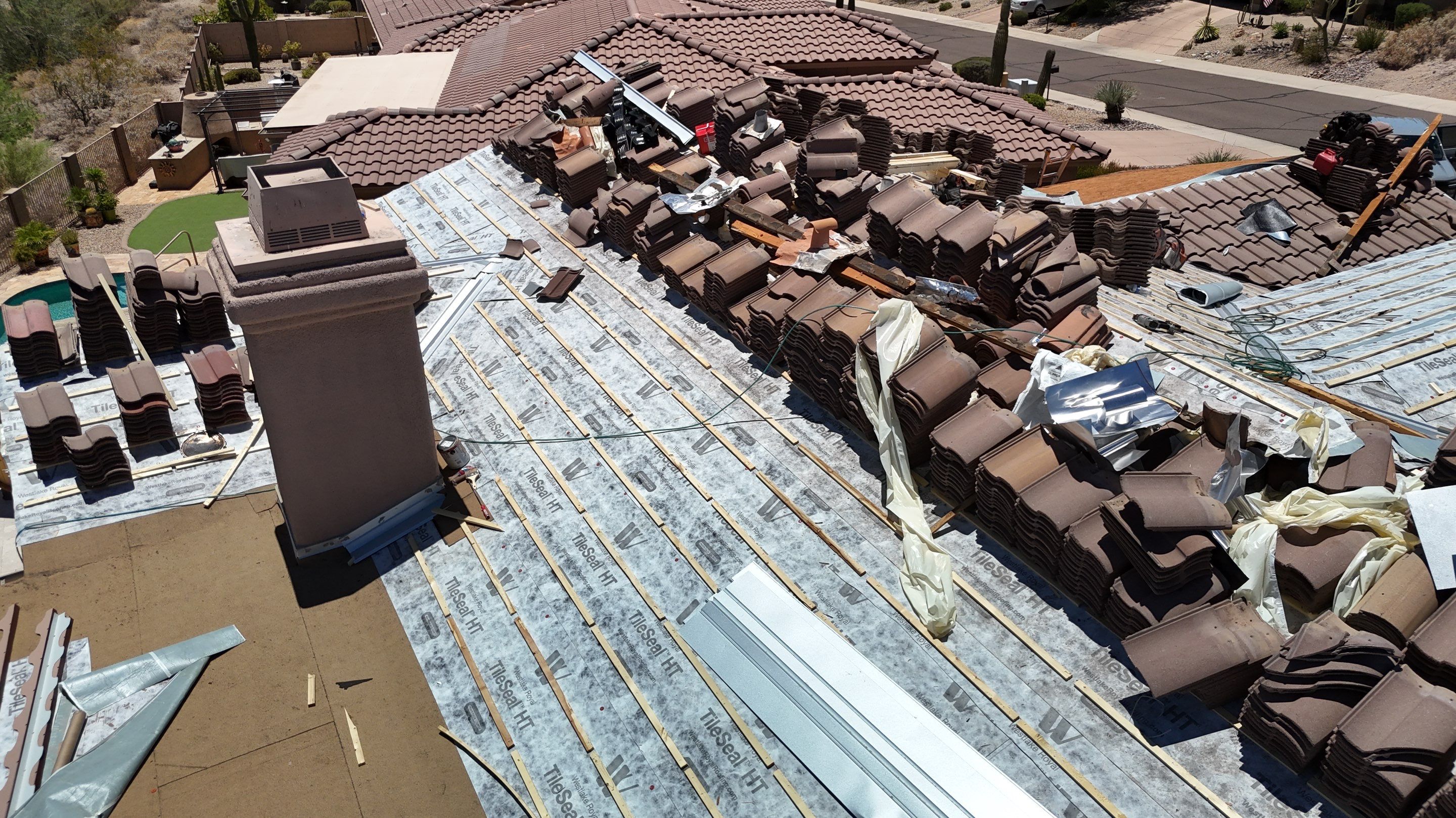 Project in Fountain Hills, AZ by Saint Roofing