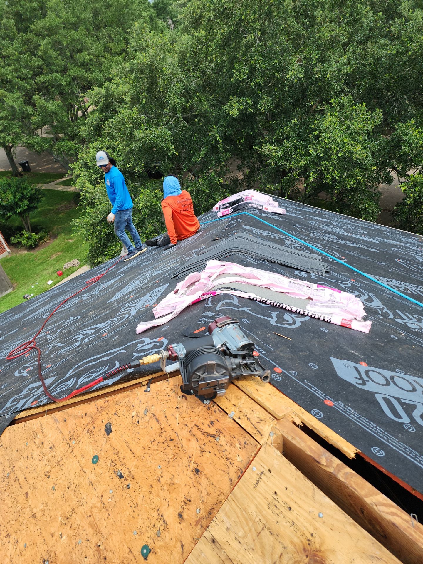 Residential Roofing Repair using Owen's Corning Duration (Lifetime) Shingles by Roof Repair Company