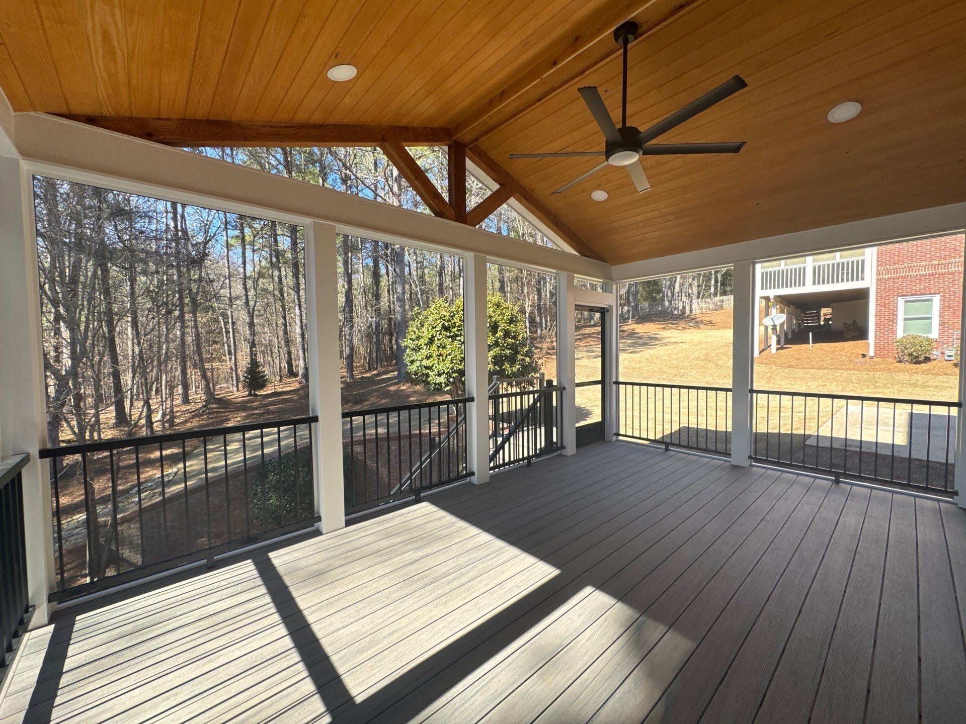 Screen Porch Construction  by Swift Home Renovations 