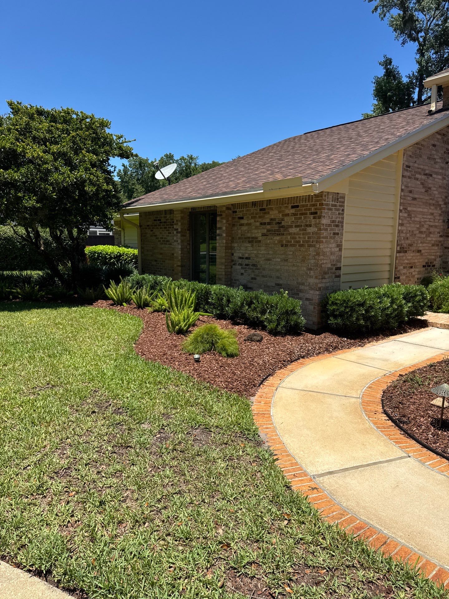 Deerwood Resident | Pine Bark Install & Clean-Up by ProGreen Services