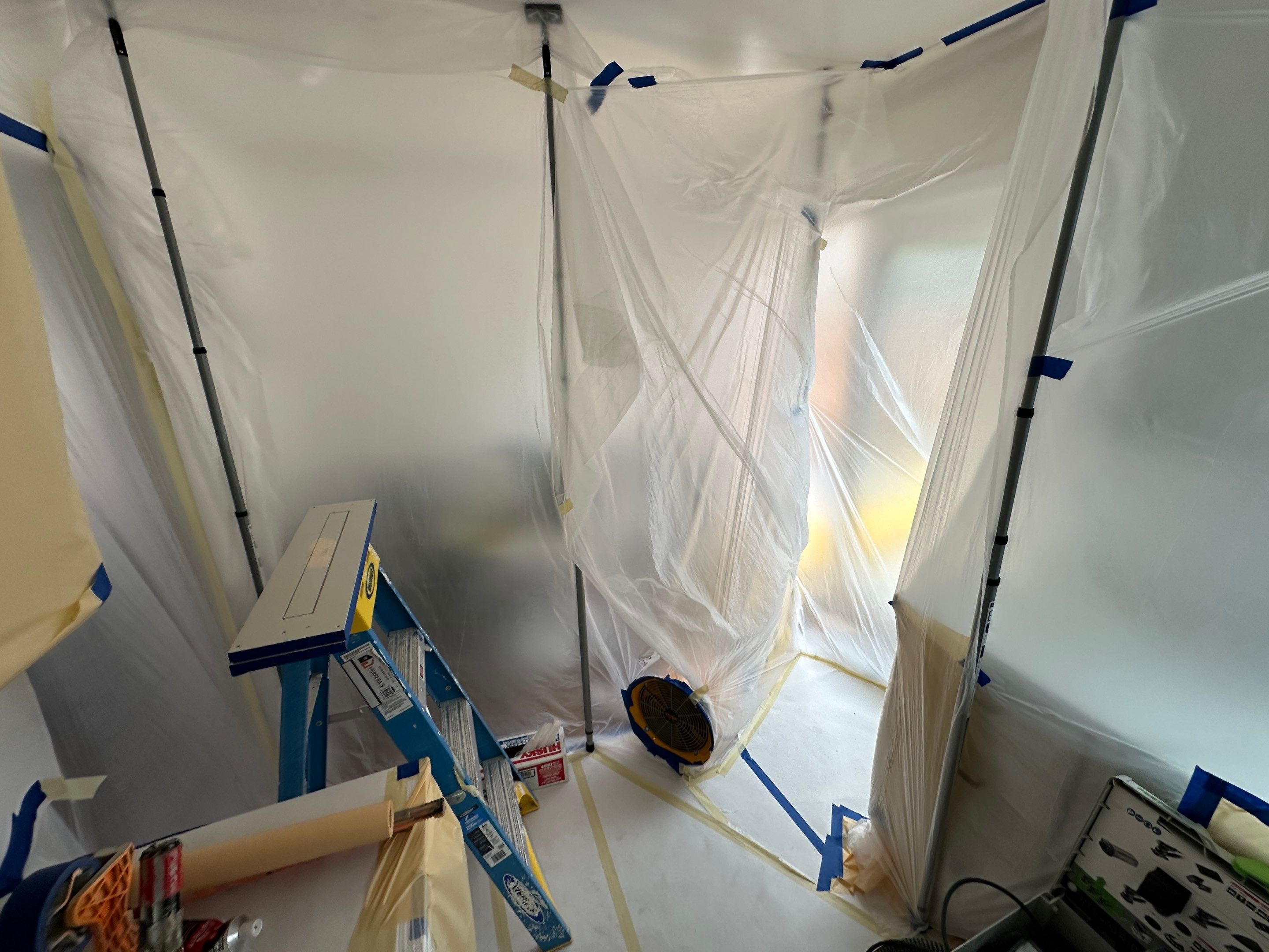 Cabinet Repair  by Herrera’s Bay Area Painting inc.