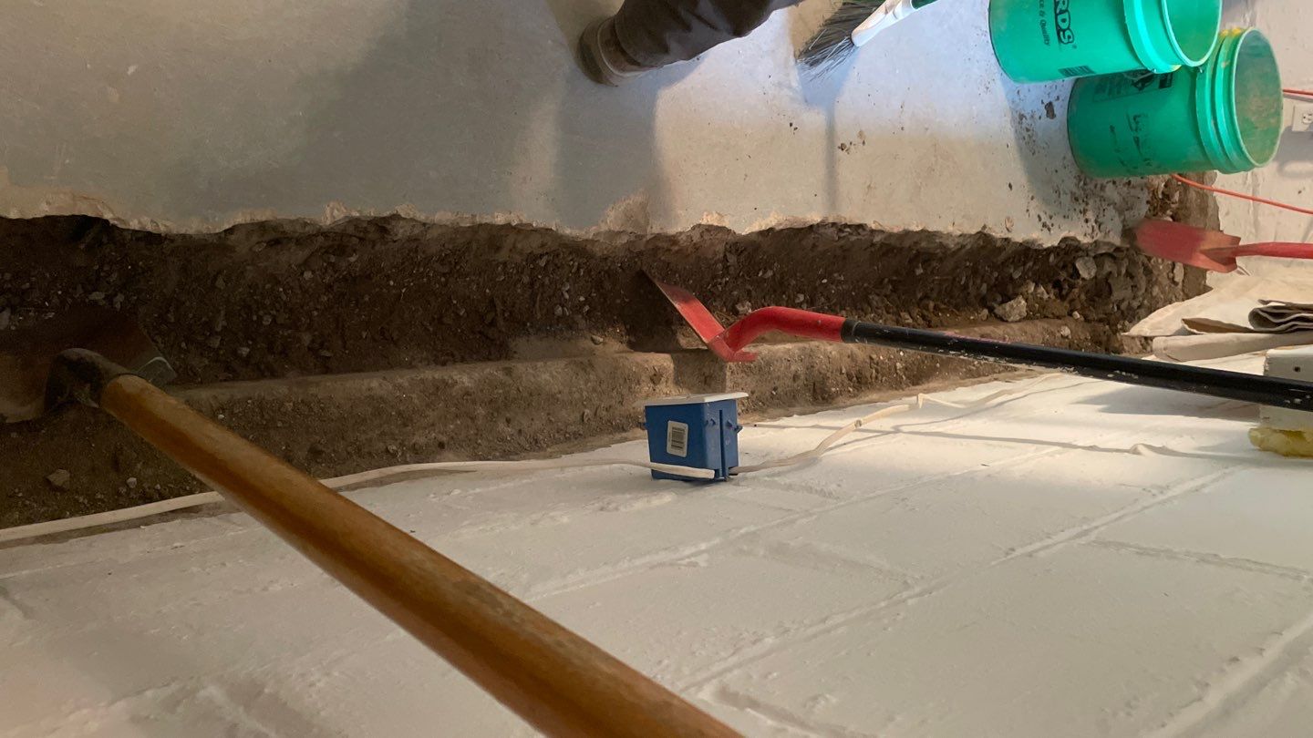 Basement Waterproofing for Kristi & Danny in St. Paul by Waterproofing Northeast