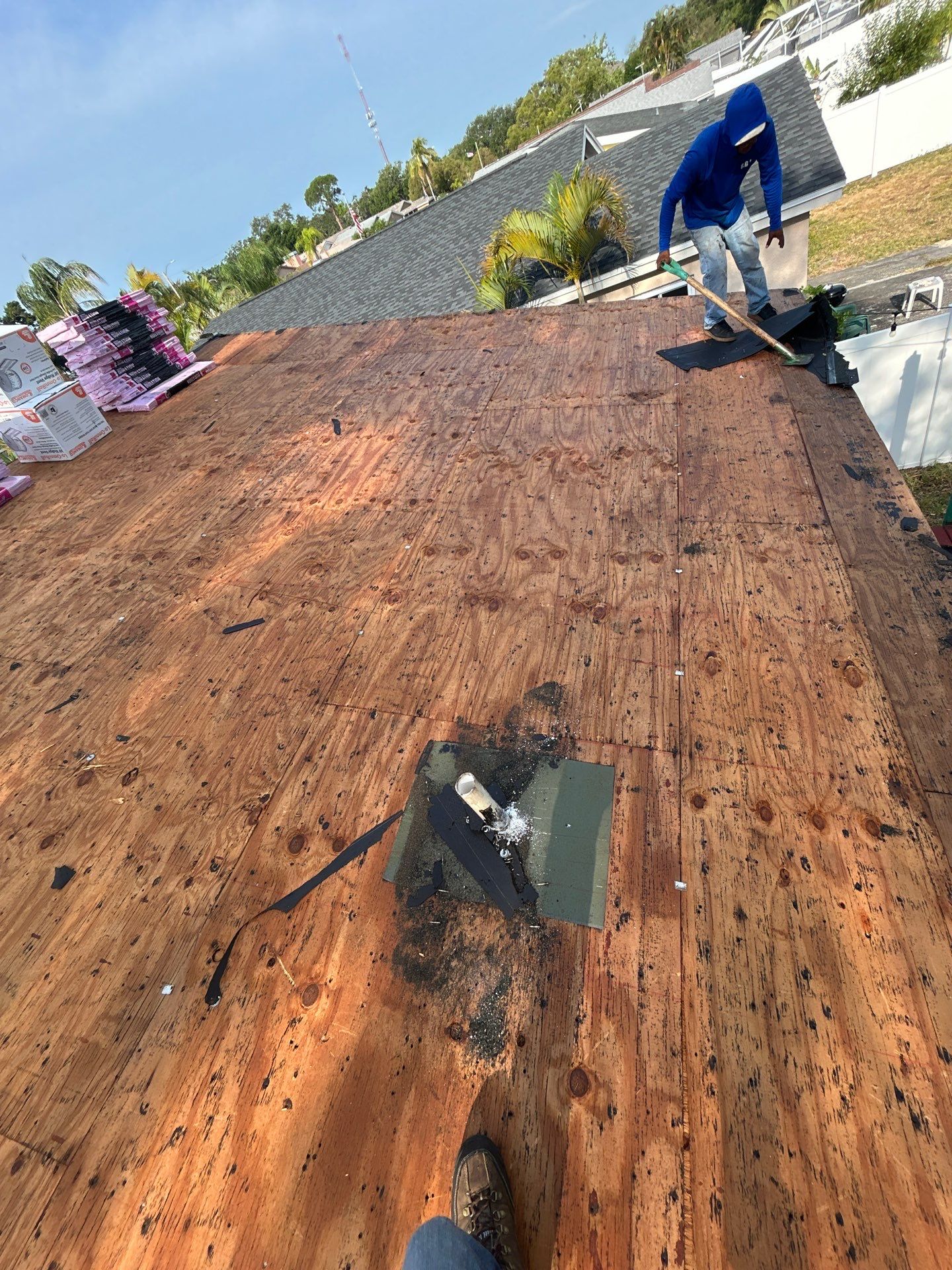 Project in Pinellas Park 33781 by Mitchell Roofing Company LLC 