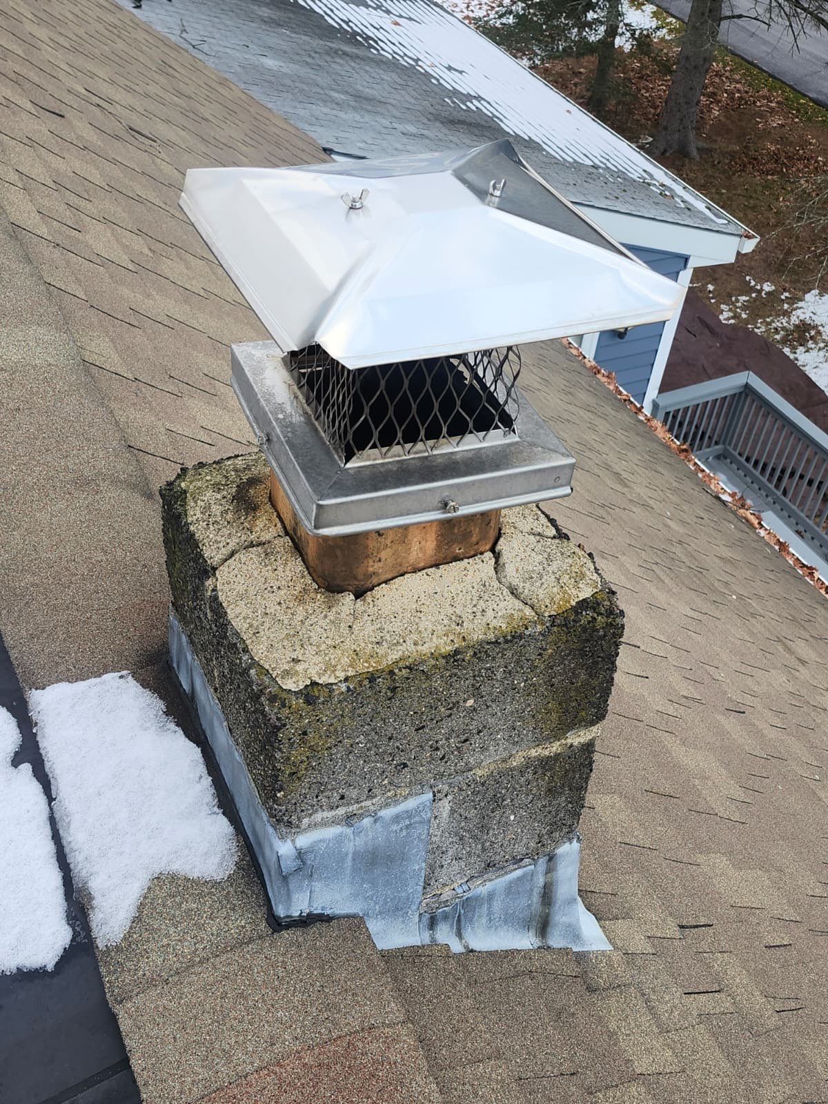 Roofing, Skylight & Chimney Project in Burlington by Mighty Dog Roofing of Greater Middlesex County