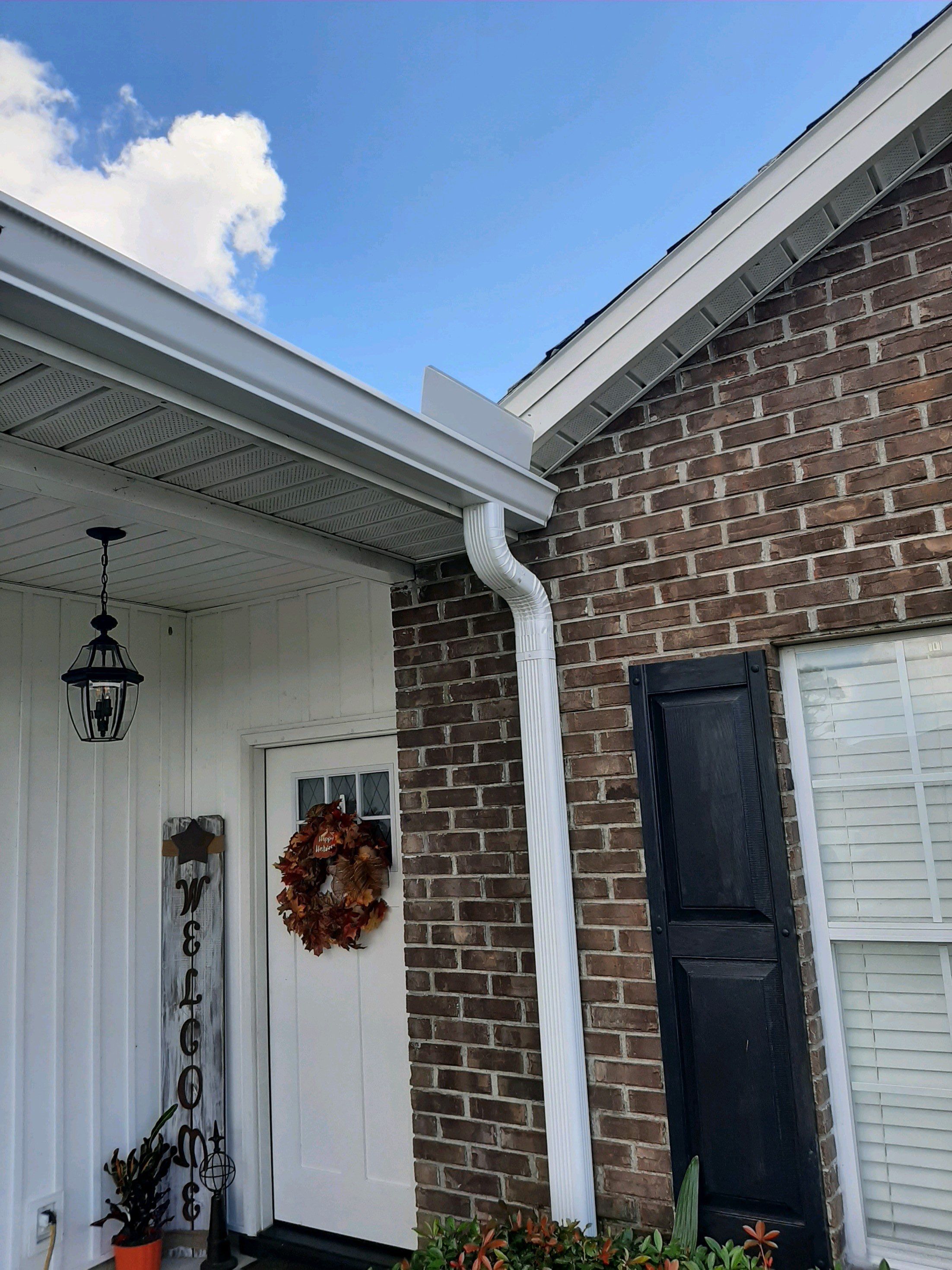 Gutter Installation using K-Style Seamless Gutters by Gutter Professors
