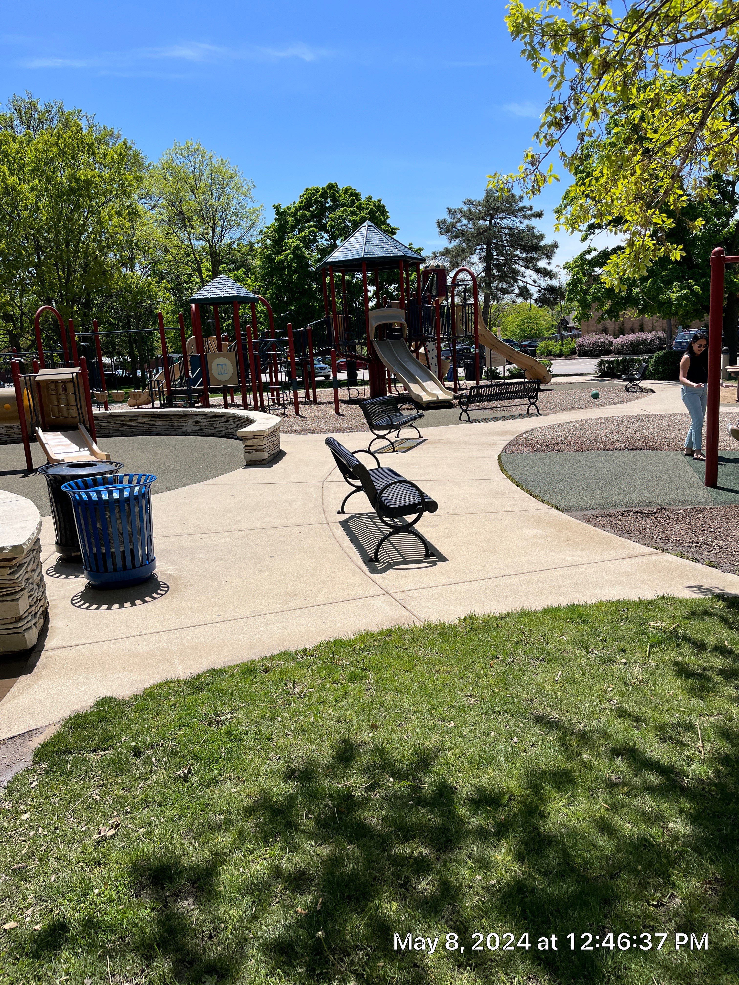 Playground cleaning by Northern Power Washing LLC.