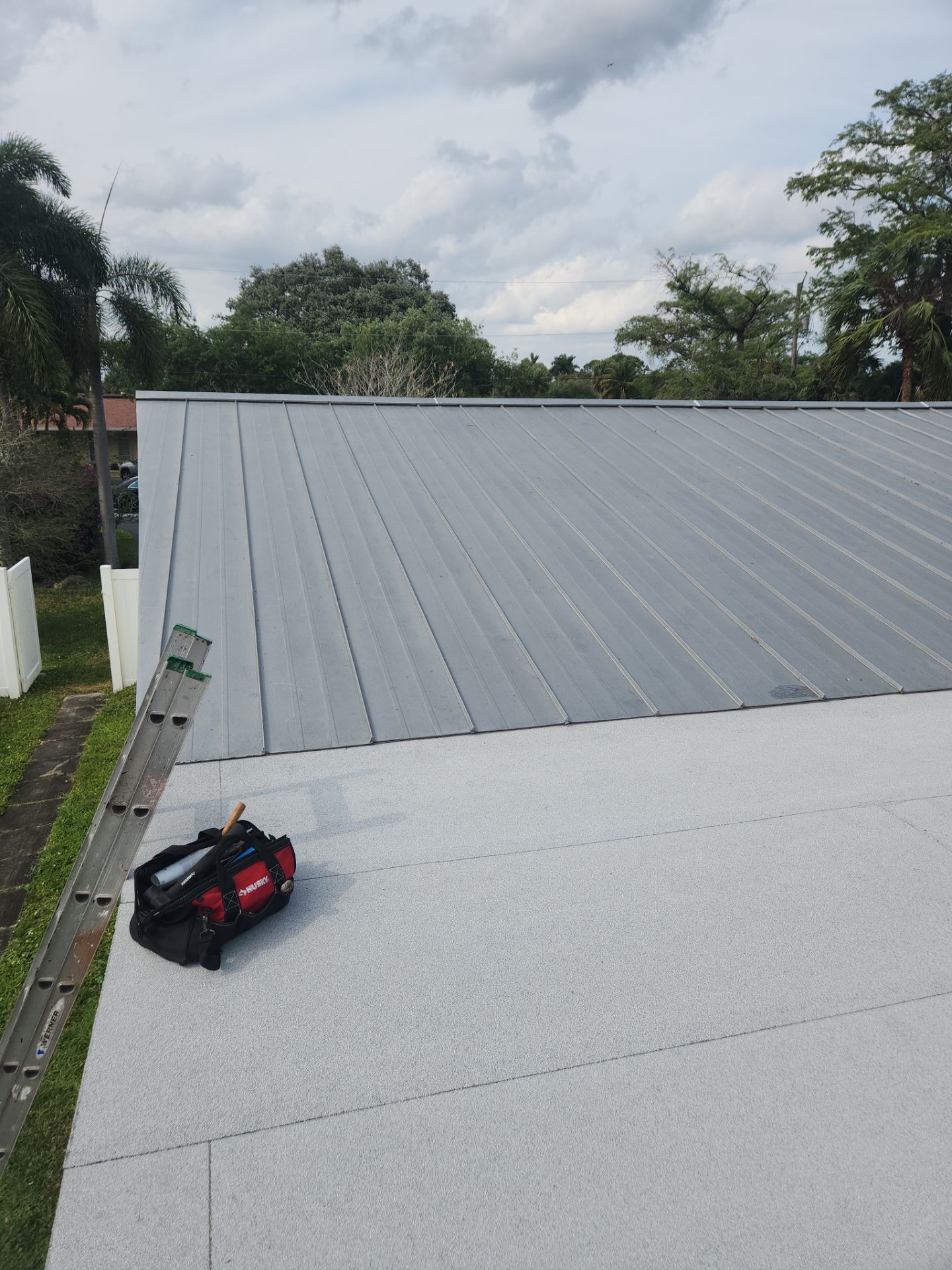 Flat Roof Replacement and Fascia Repair in Margate by Aastro Roofing