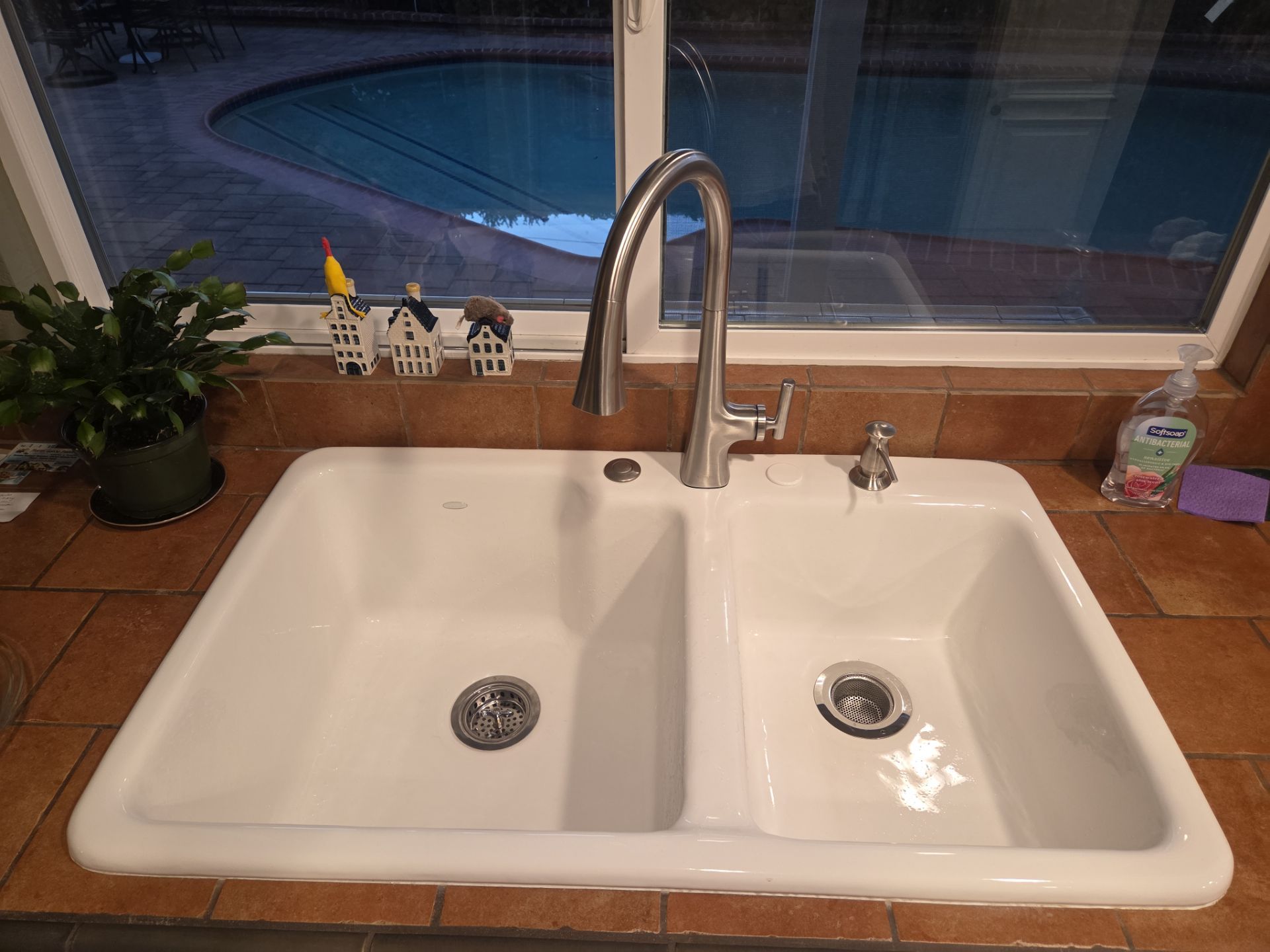 Dain line in Ceiling of Kitchen was bad by Professional Plumbing Inc 