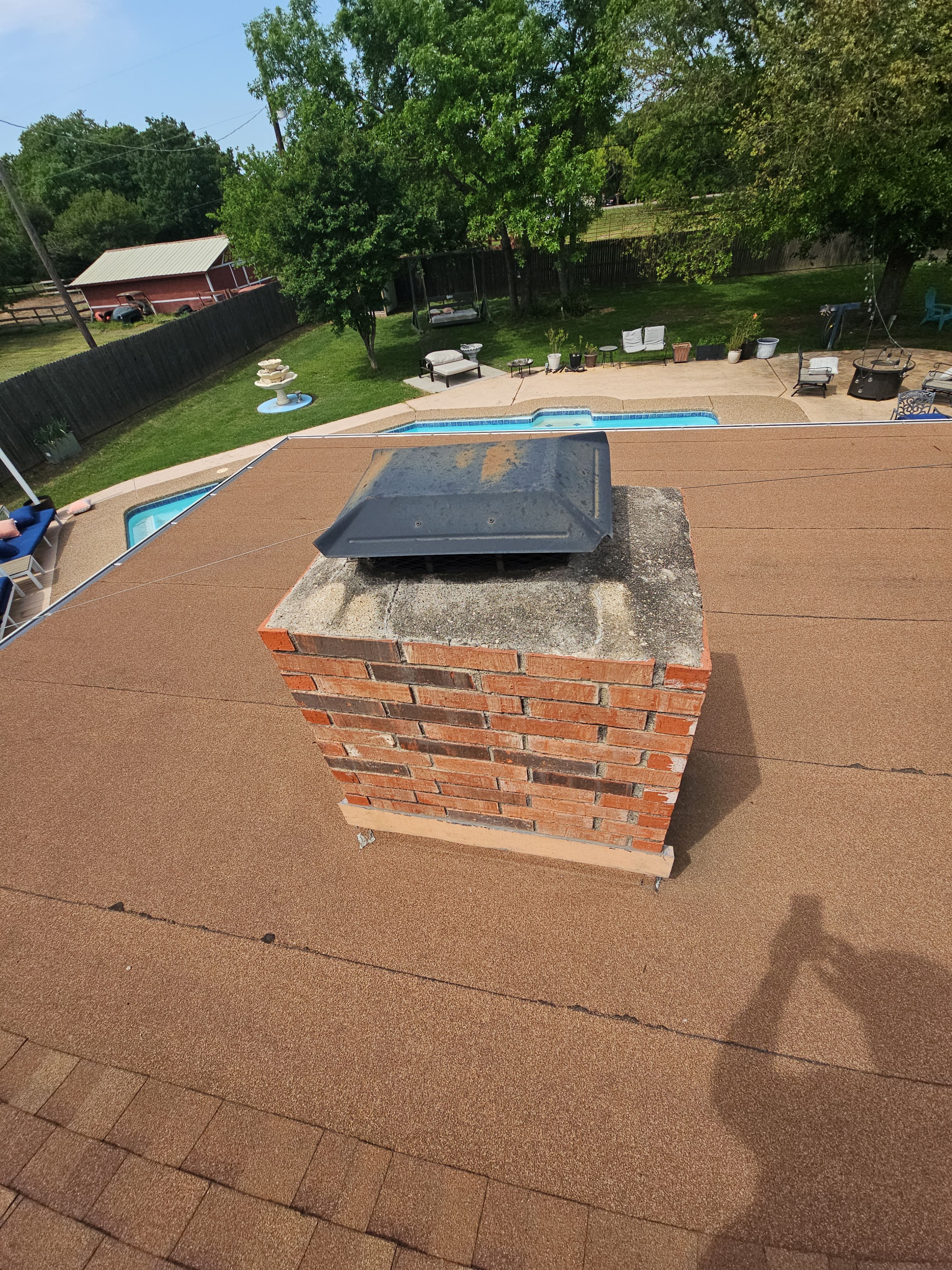 "Full Roof Replacement Due to Hail and Water Damage – Before & After" by road roofing llc