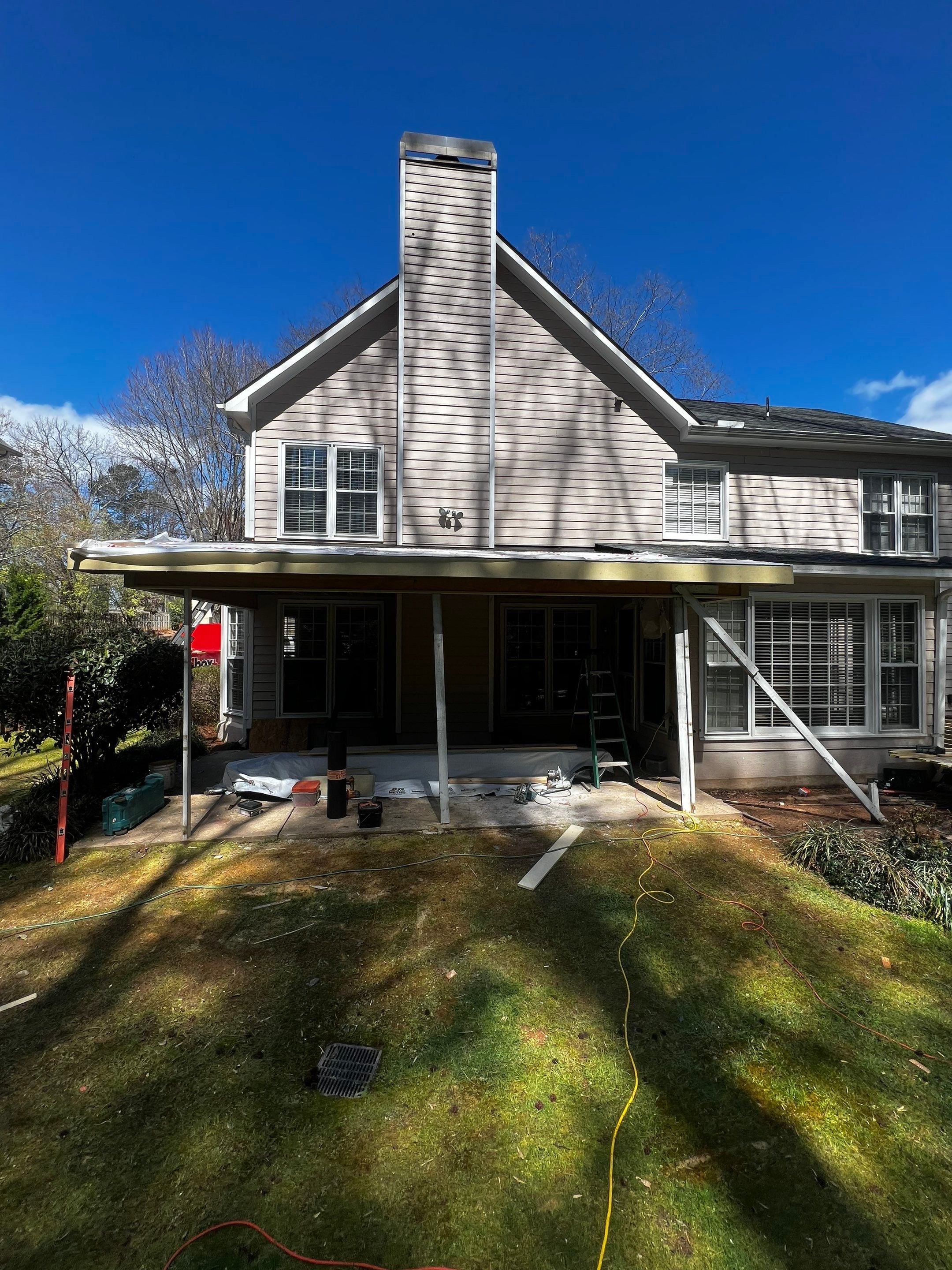 Custom Screened Porch and Multi-Level Wood Deck in Acworth by Swift Home Renovations