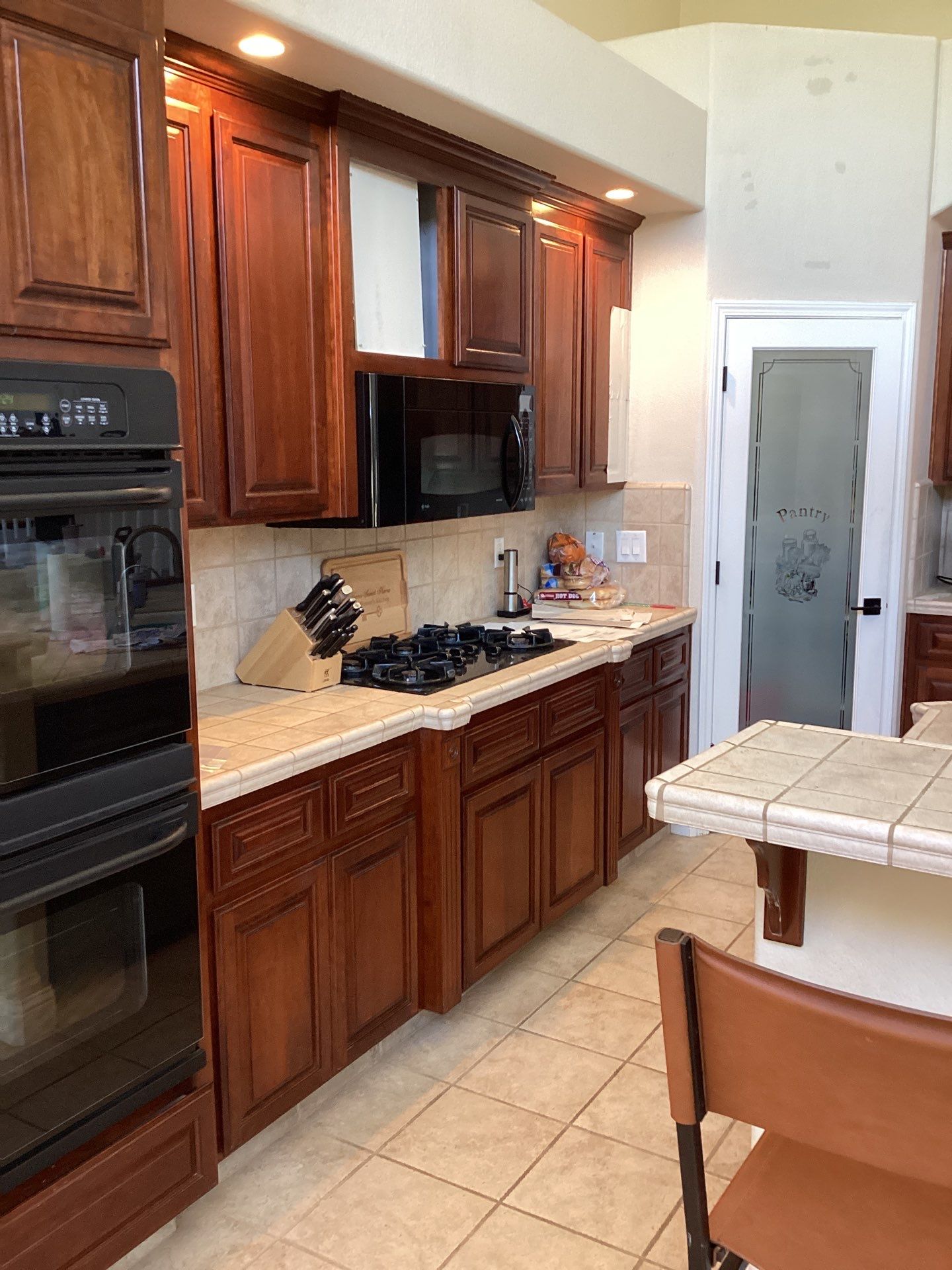 Kitchen Cabinet Painting Project in Ripon, CA by Lancaster Painting