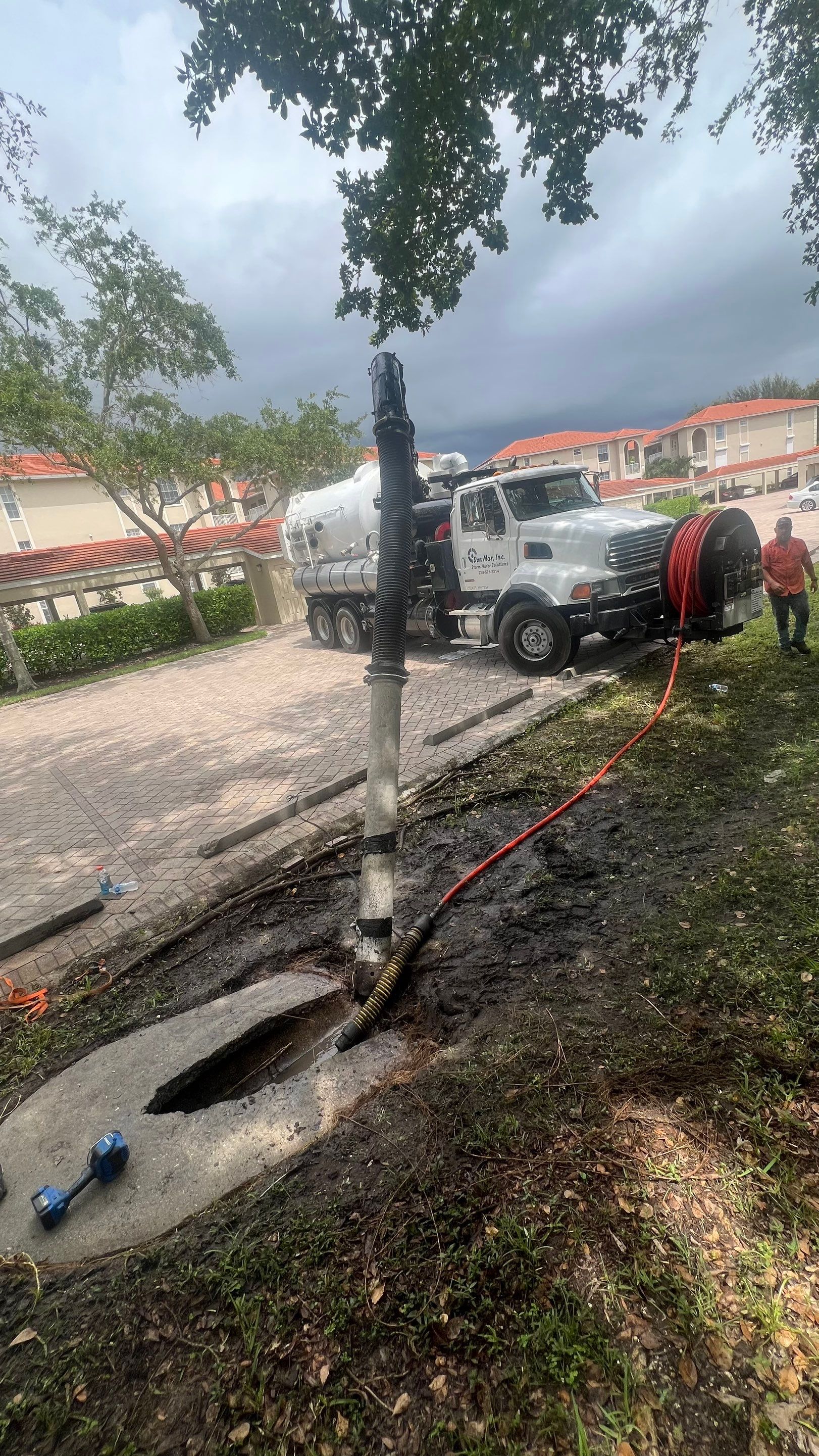 Naples Community Culvert Cleaning by APS Power & Water