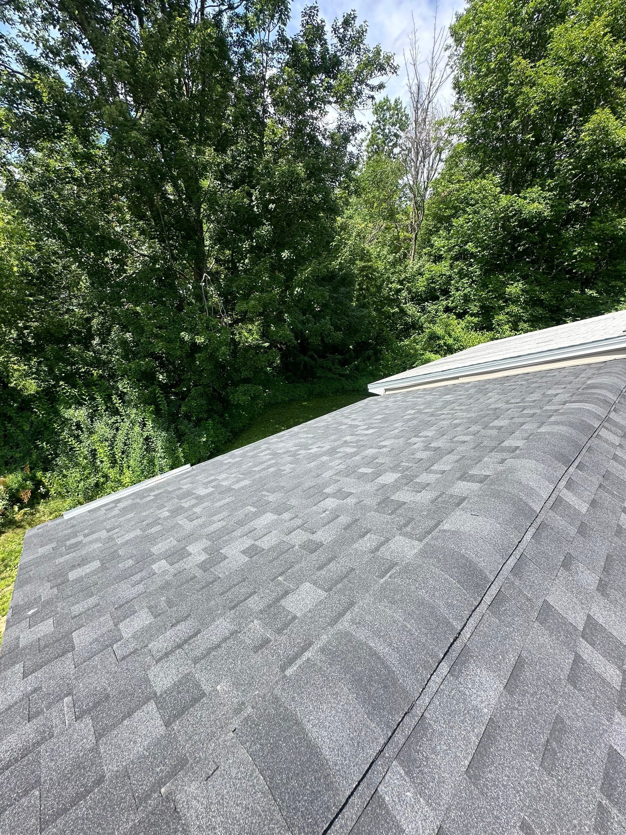 Northwood, NH – IKO Cambridge Detached Garage Roof Replacement by Tall pine roofing