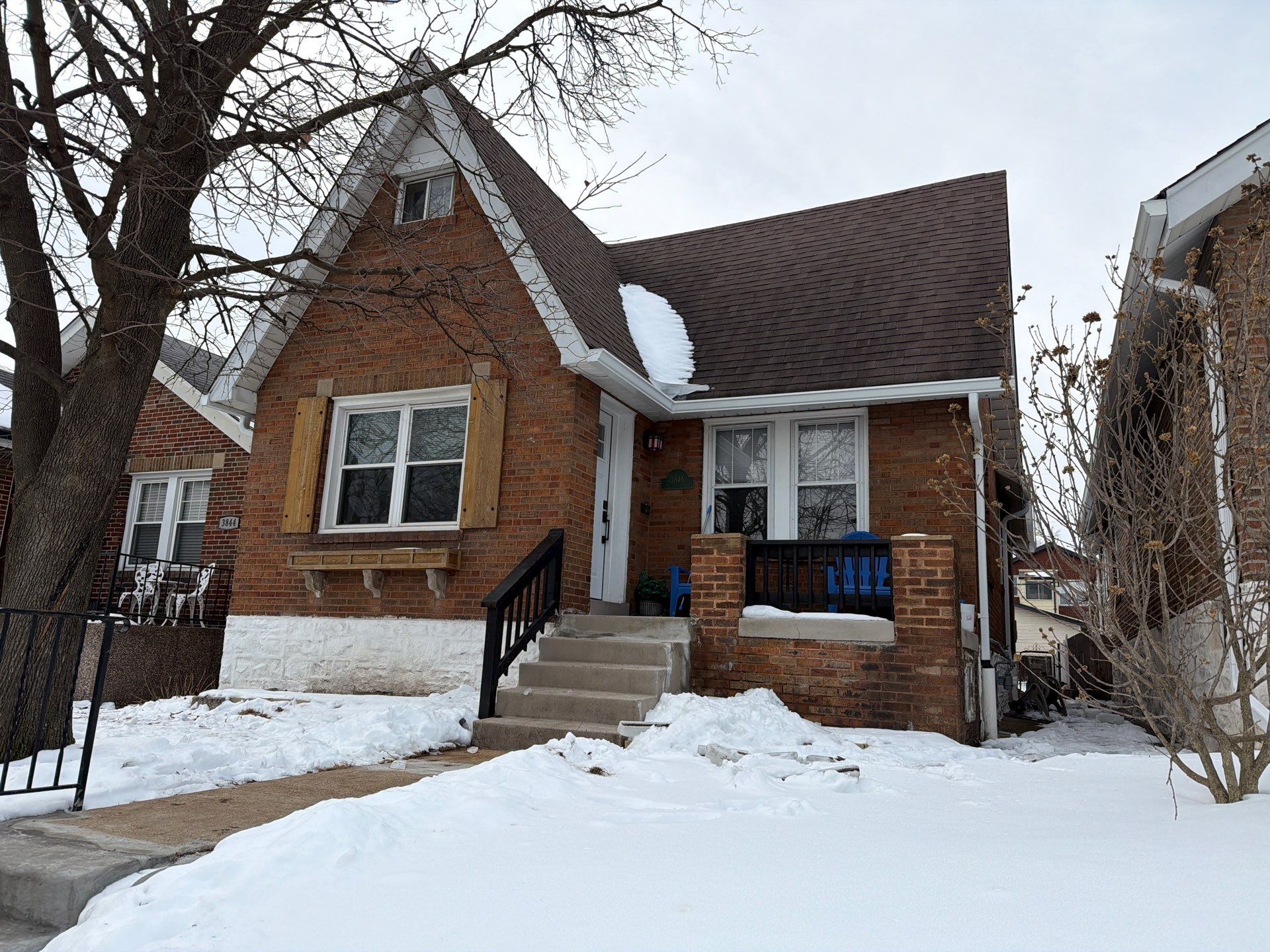 Holly Hills Storm Restoration: Soffit Repair & 6" Gutter Upgrade (South St. Louis) by Acute Roofing And Exteriors