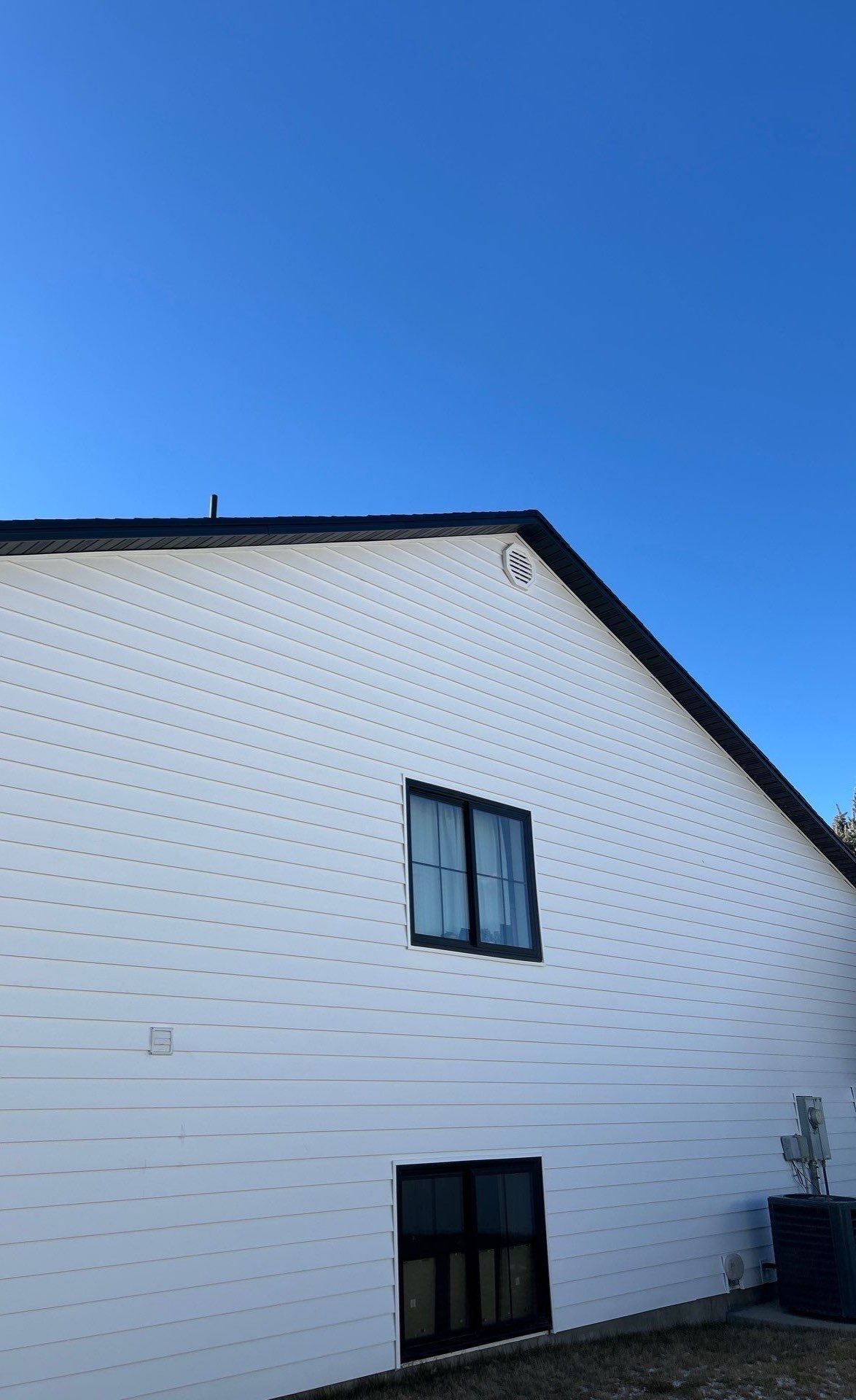 Orem | Premium Insulated Exterior Upgrade | Crisp White & Iron Gray by Ideal Siding Utah