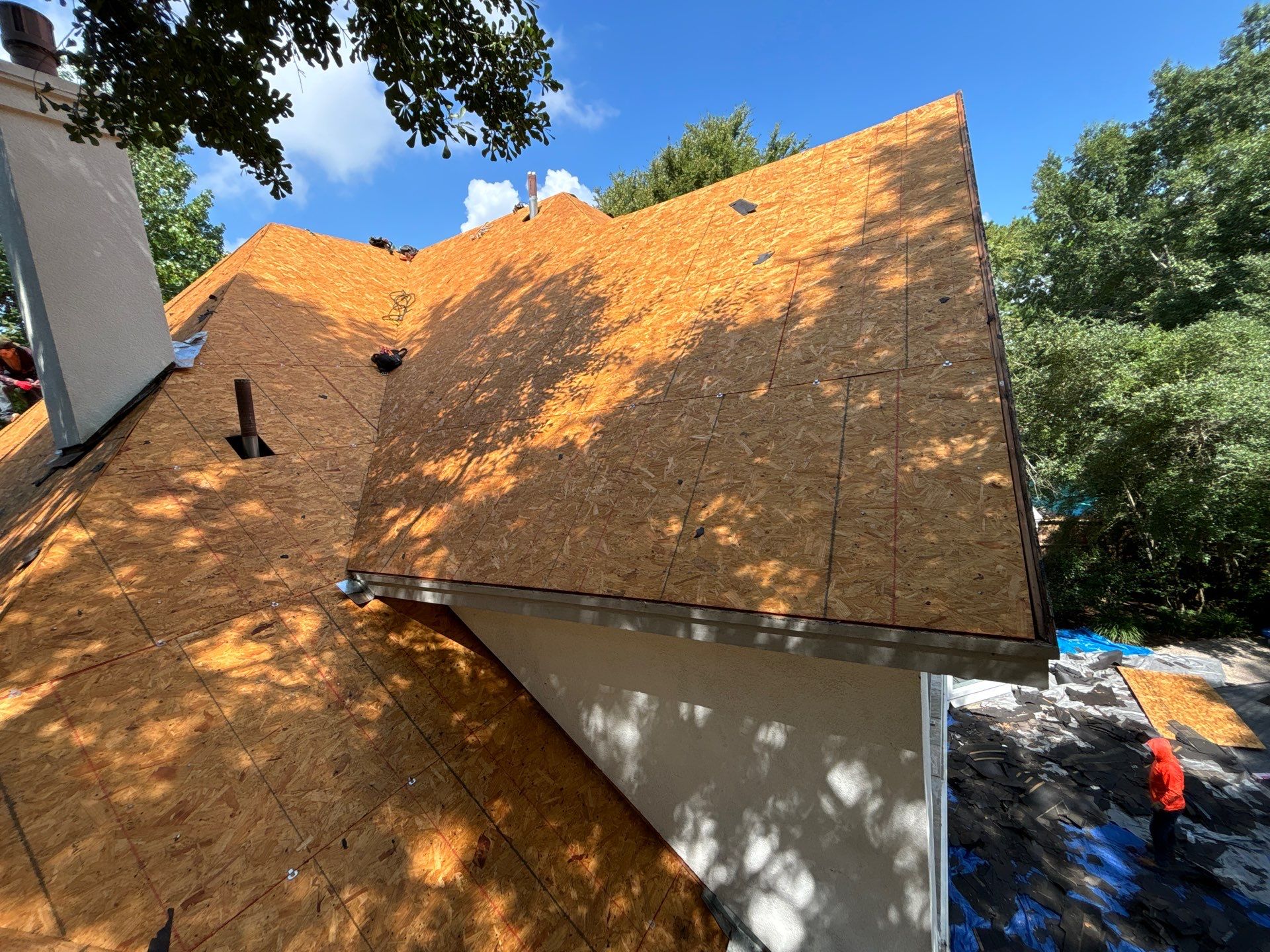 Residential Roofing Installation using Owen's Corning Duration (Lifetime) Shingles by Roof Repair Company