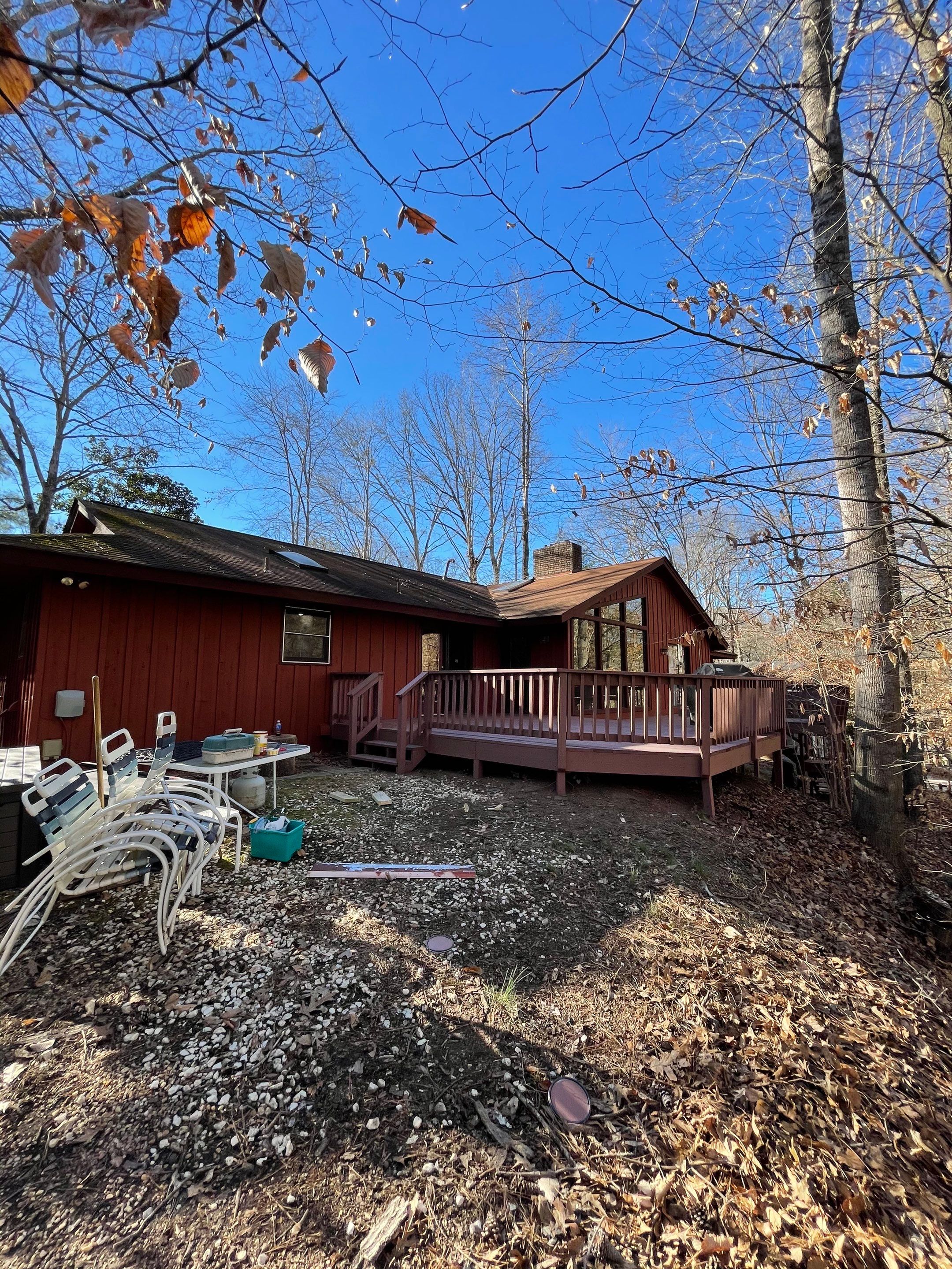 Exterior Wood Siding Painting and Gutter Refurbishment in Roswell by Swift Home Renovations