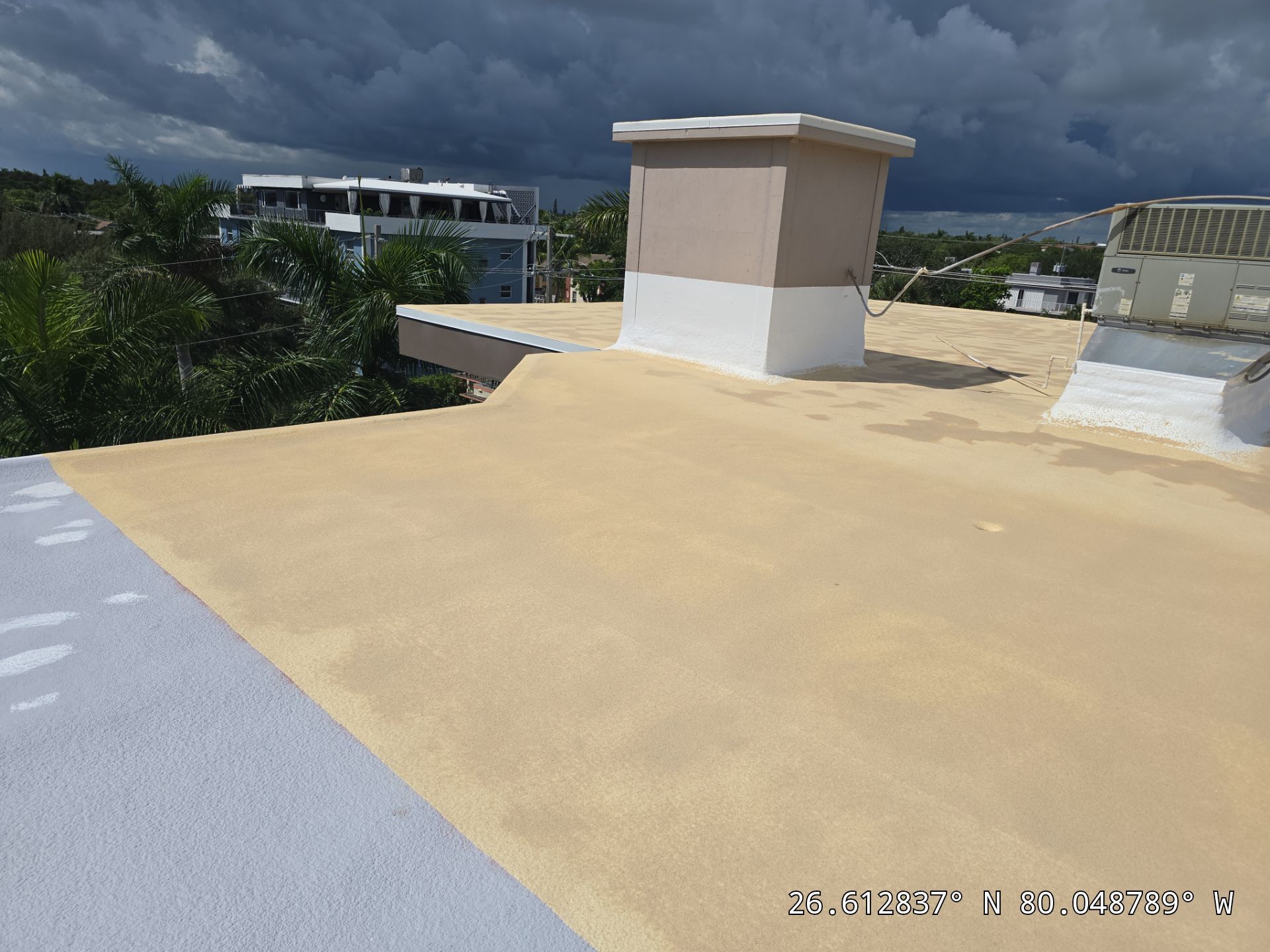 Commercial Roof Restoration for Lake Worth Beach Flat Roof Project by Roof King LLC