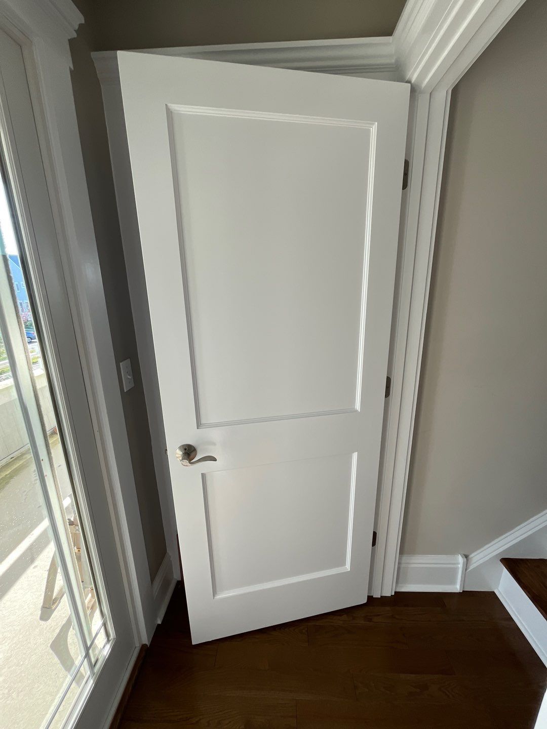 Front Door Transformation: Front Weathered to Bold & Beautiful by Fresh Coat Works LLC