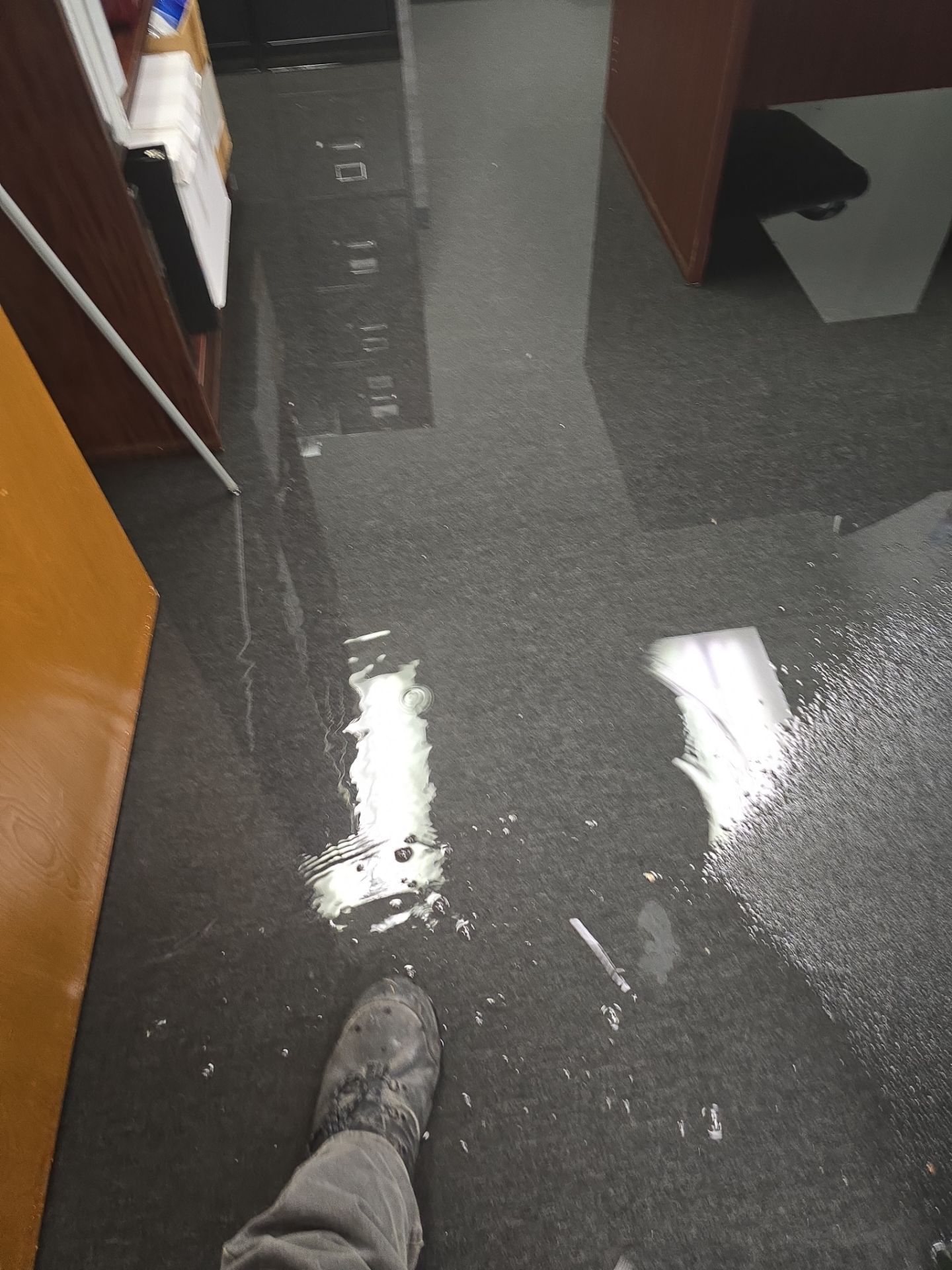 Commercial Fire and Flood Damage  by Serenity Restoration