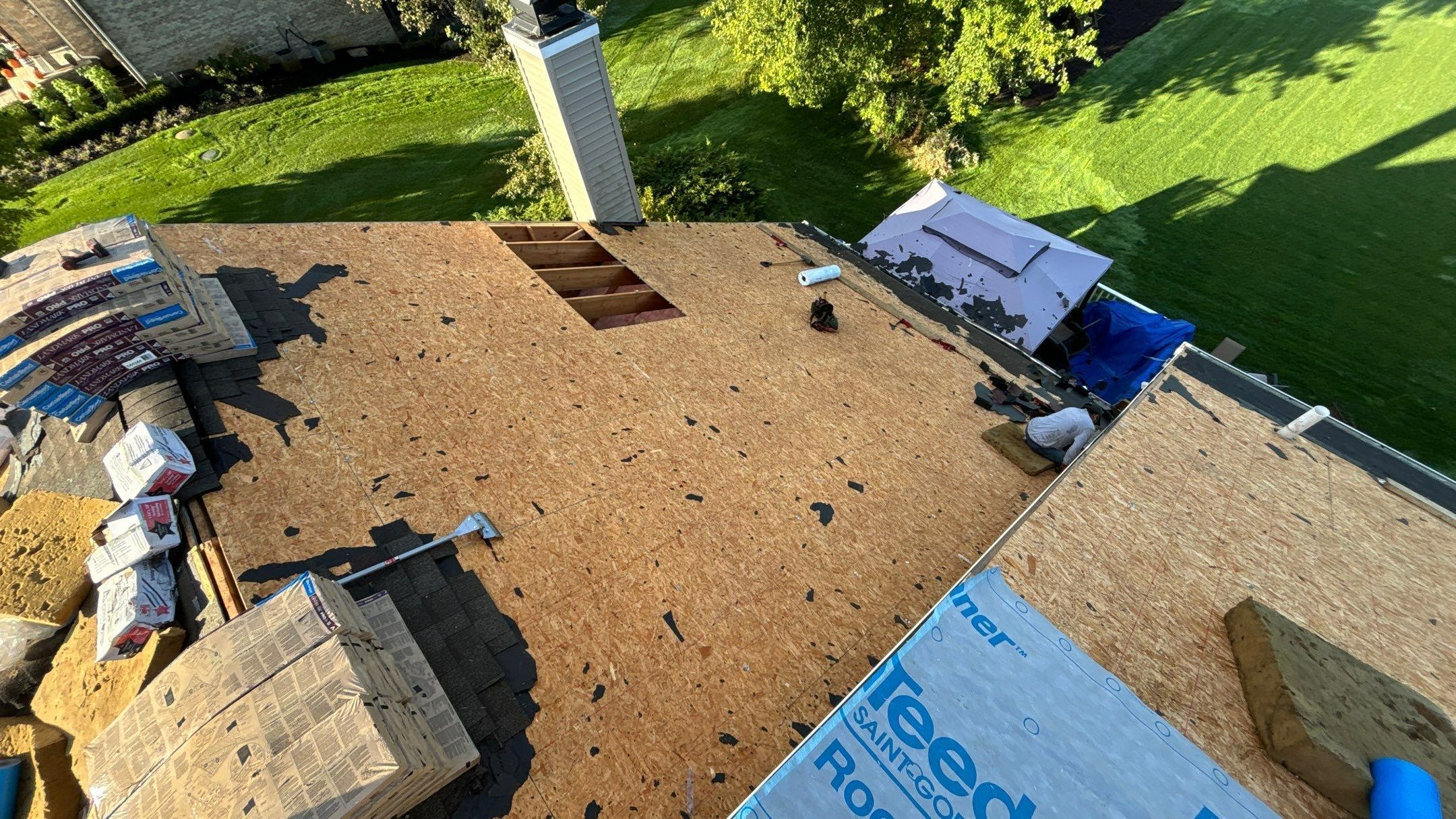 Roof Replacement using CertainTeed Landmark Pro by 180 Contractors
