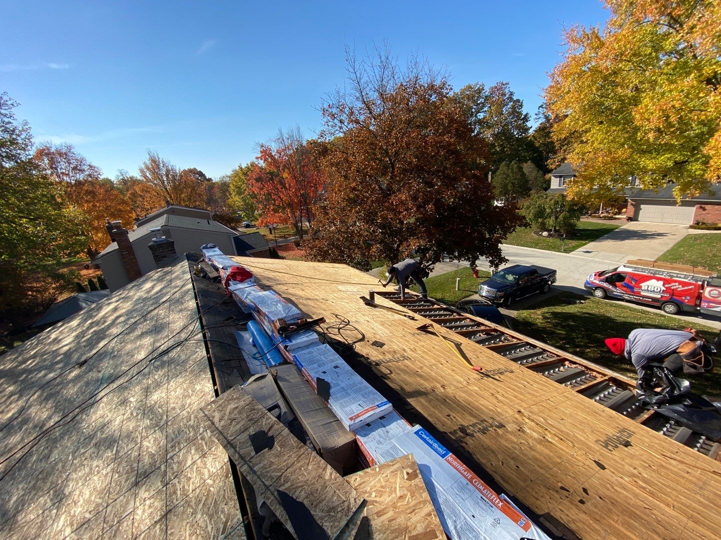 Roof Replacement using CertainTeed Landmark by 180 Contractors