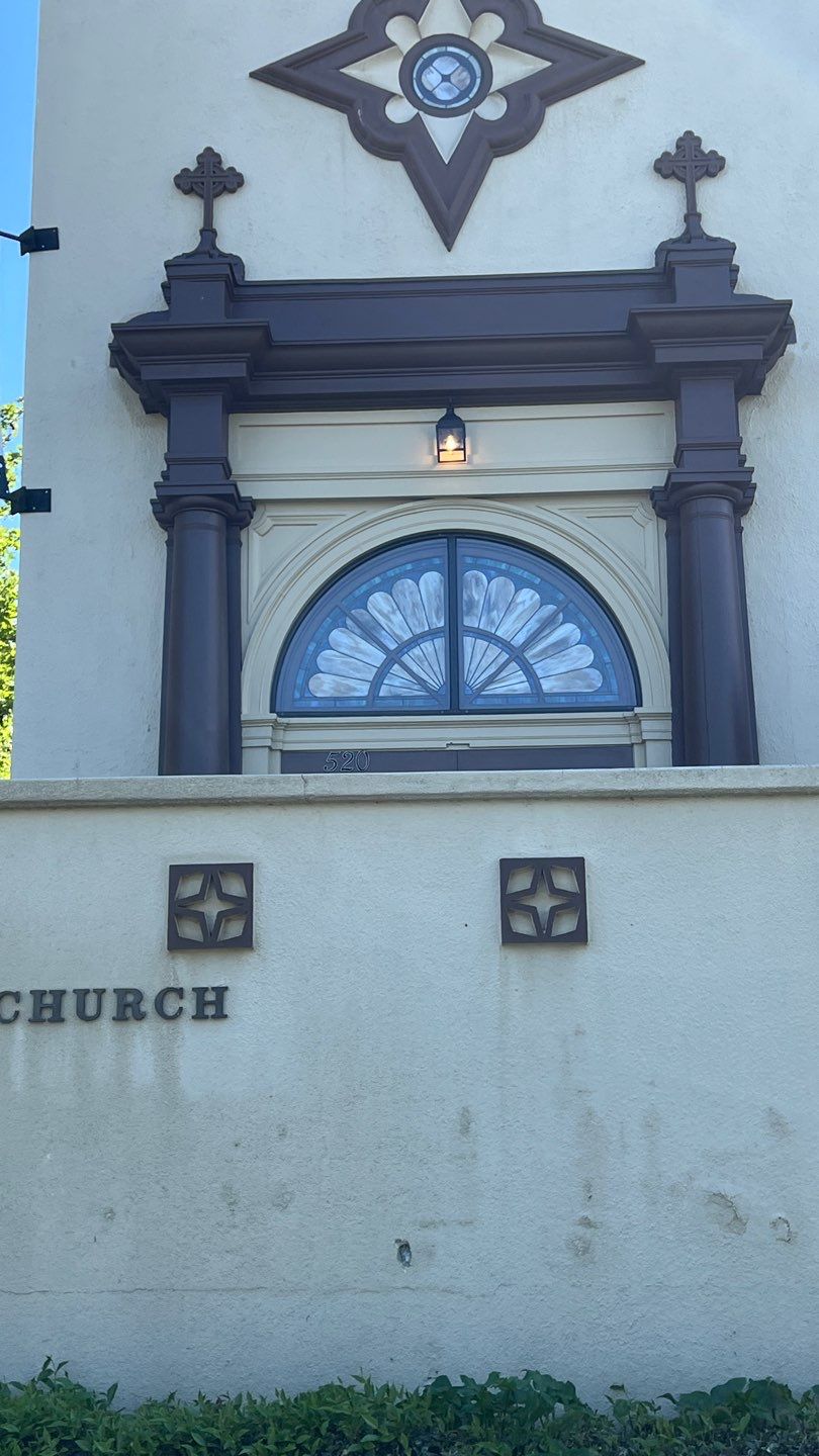  Presbyterian Church repairs to entrance architecture by Straight Edge Roofing Inc