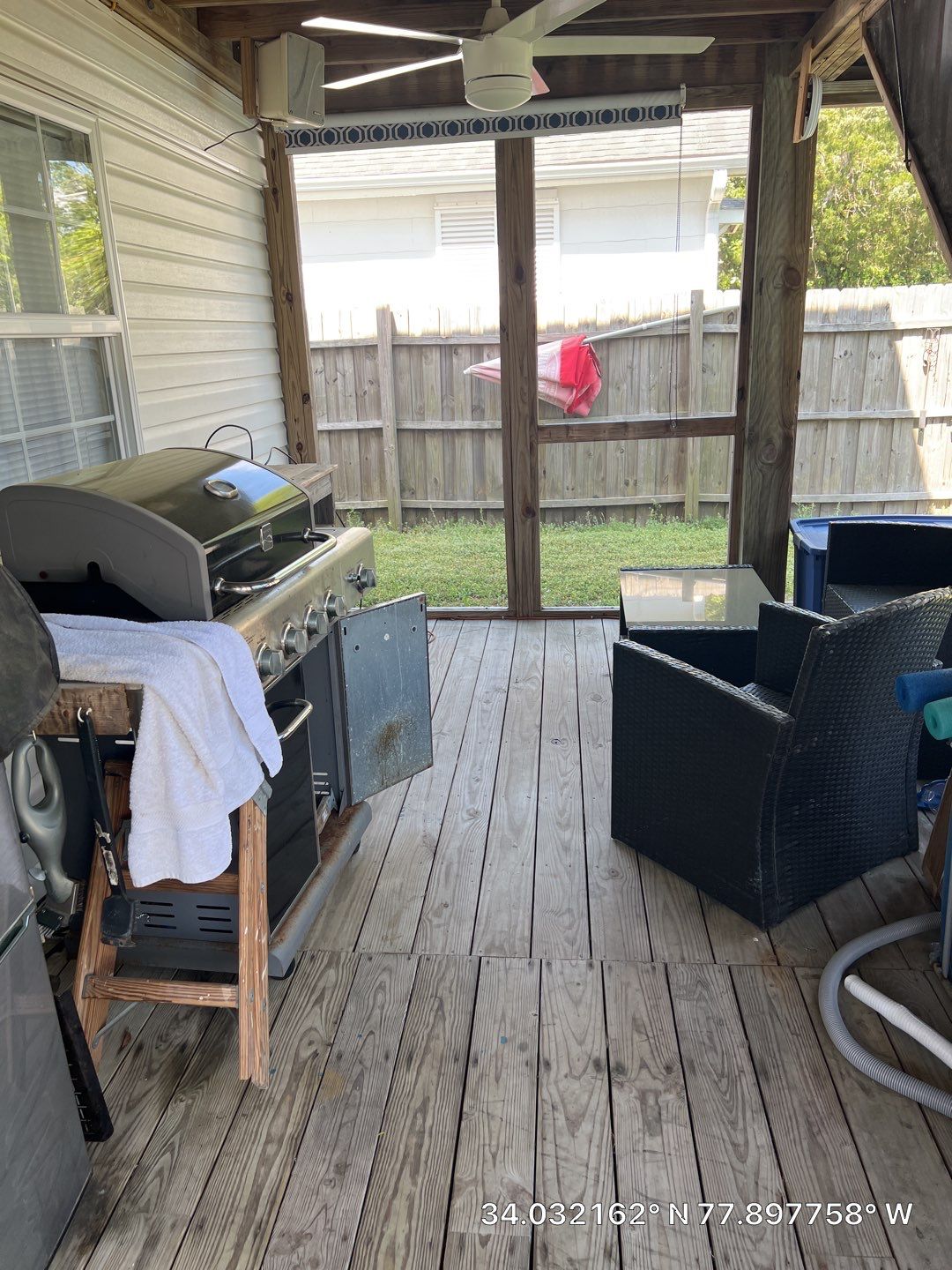 Weathered Deck using Wood Sealant by DuraSeal