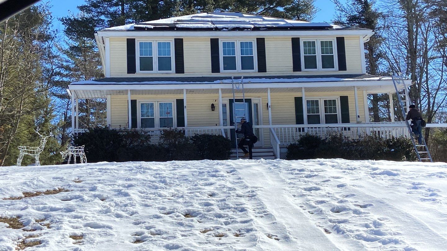  New White Gutter Installation  by Sensible Home Solutions
