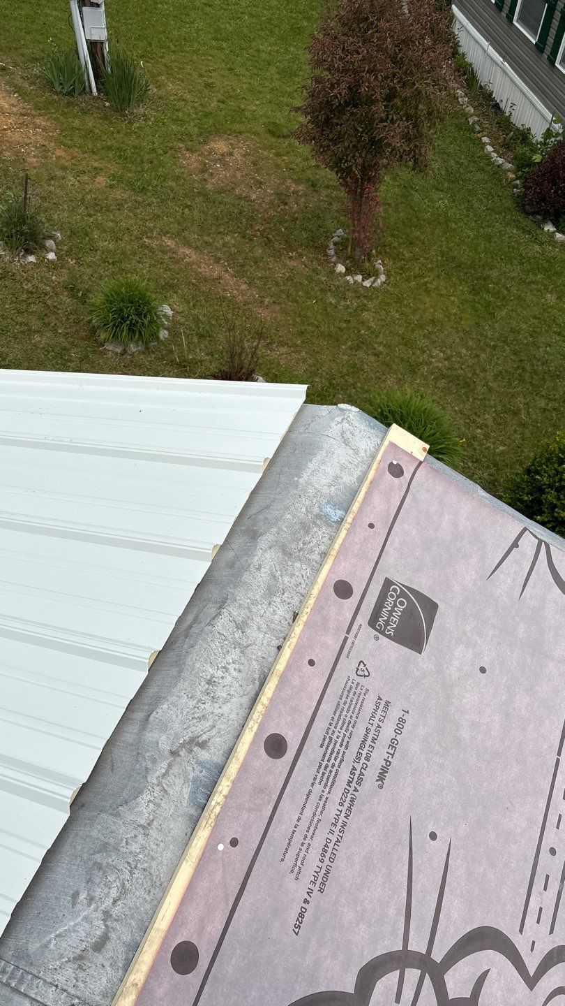 Residential Roofing Installation using Metal by Rainstoppers Roofing