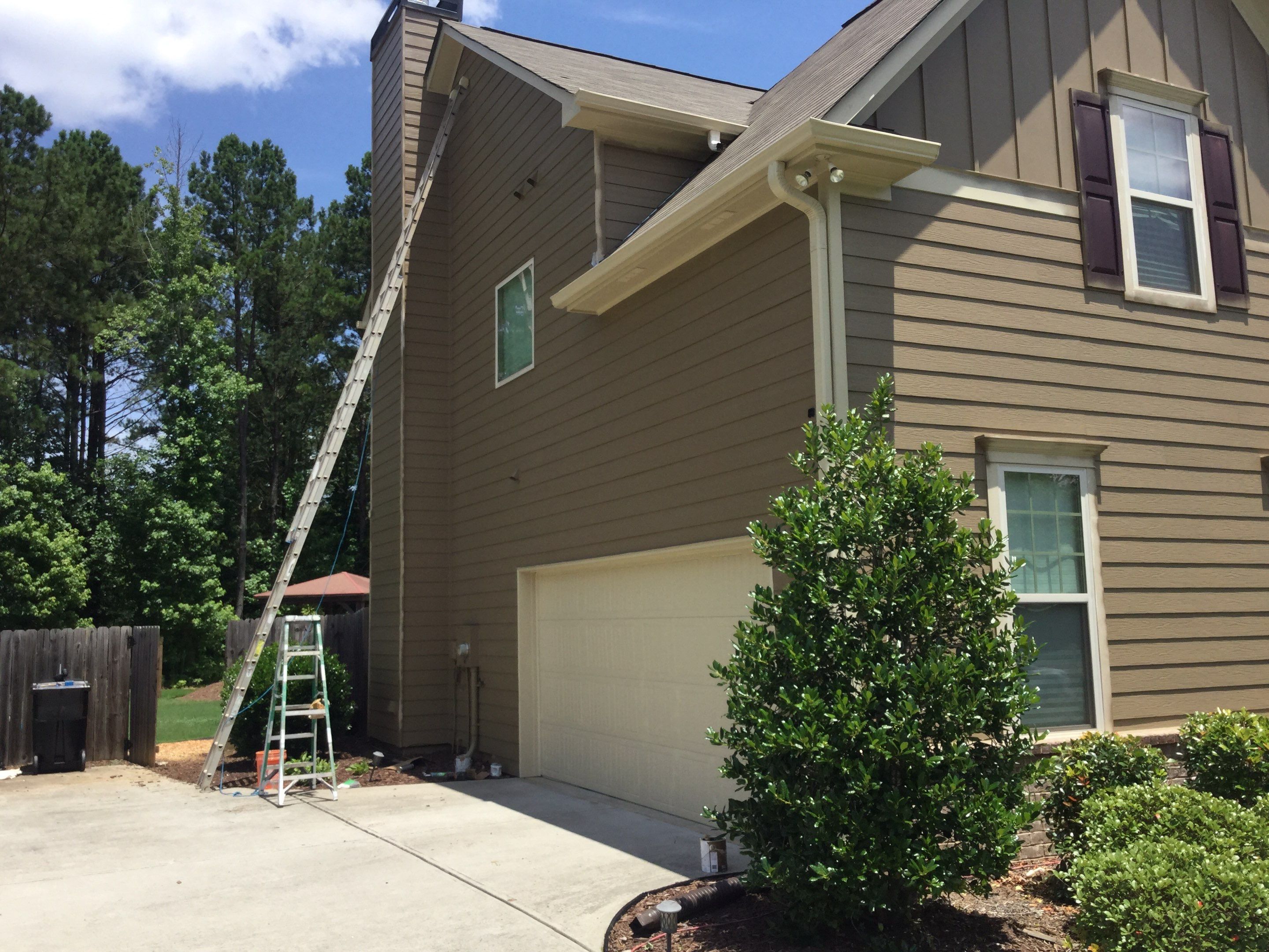 Complete Exterior Residential Painting and Siding Refresh in Atlanta by Swift Home Renovations