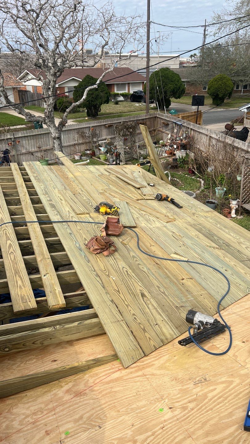 Patio? We got you Covered! by Bayfront Roofing and Construction