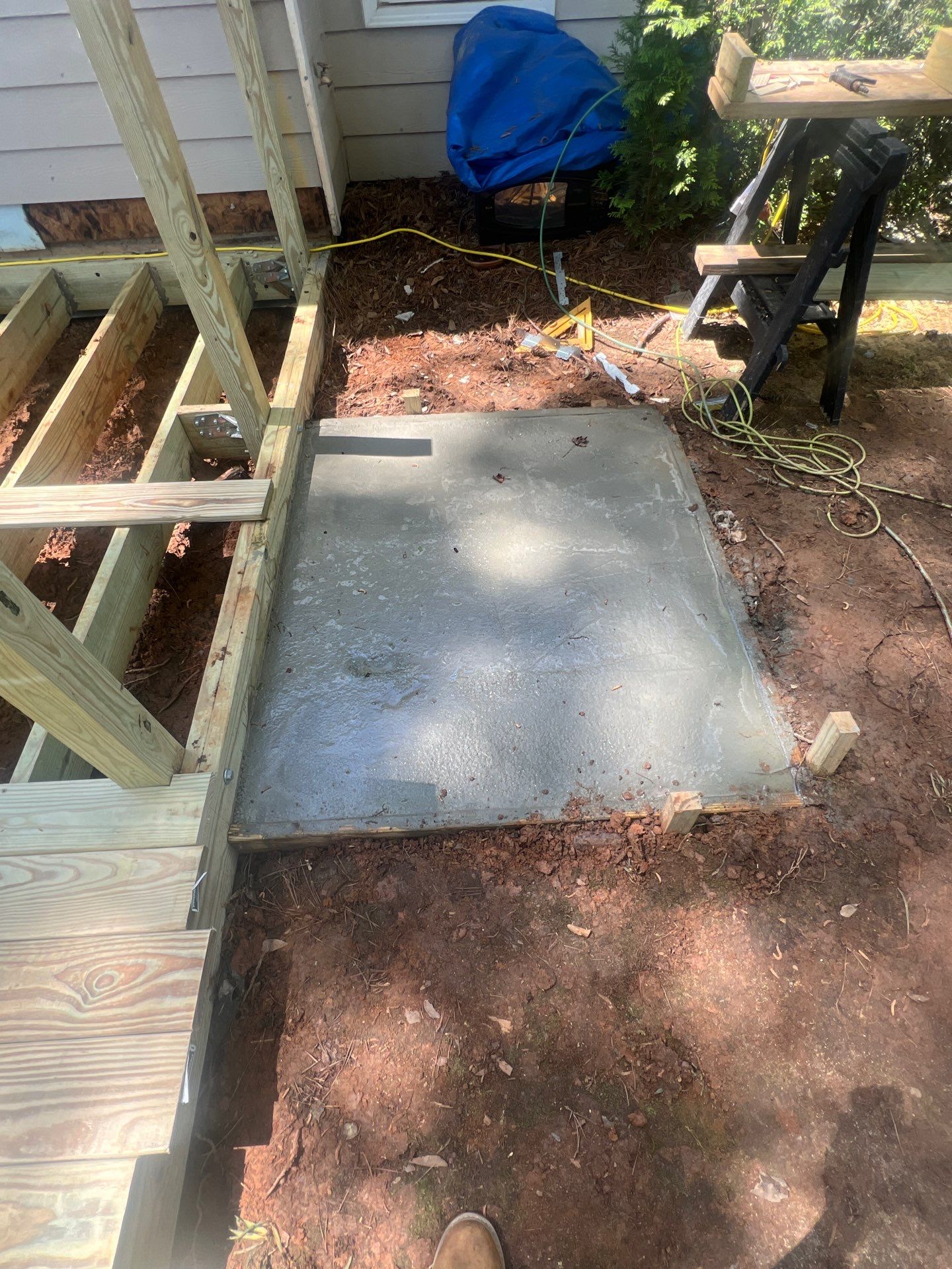 Wood Deck Build in Alpharetta, GA by Nelson Exteriors 