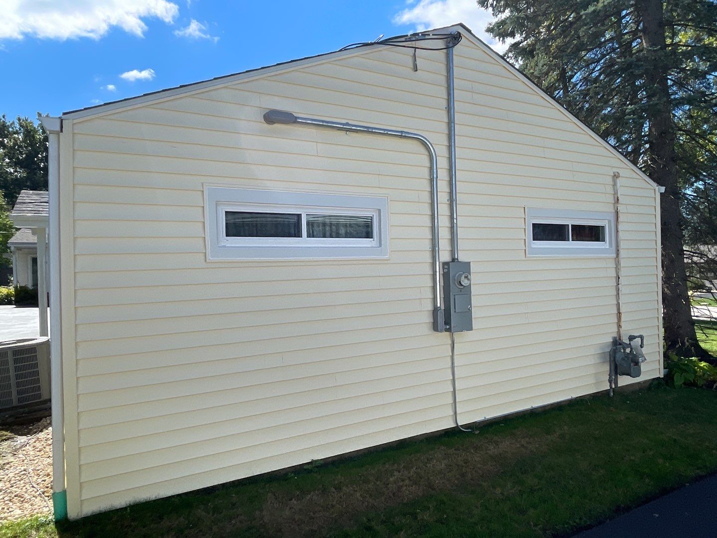 Siding Installation using Alside Charter Oak Siding  by Pro Home Services Inc