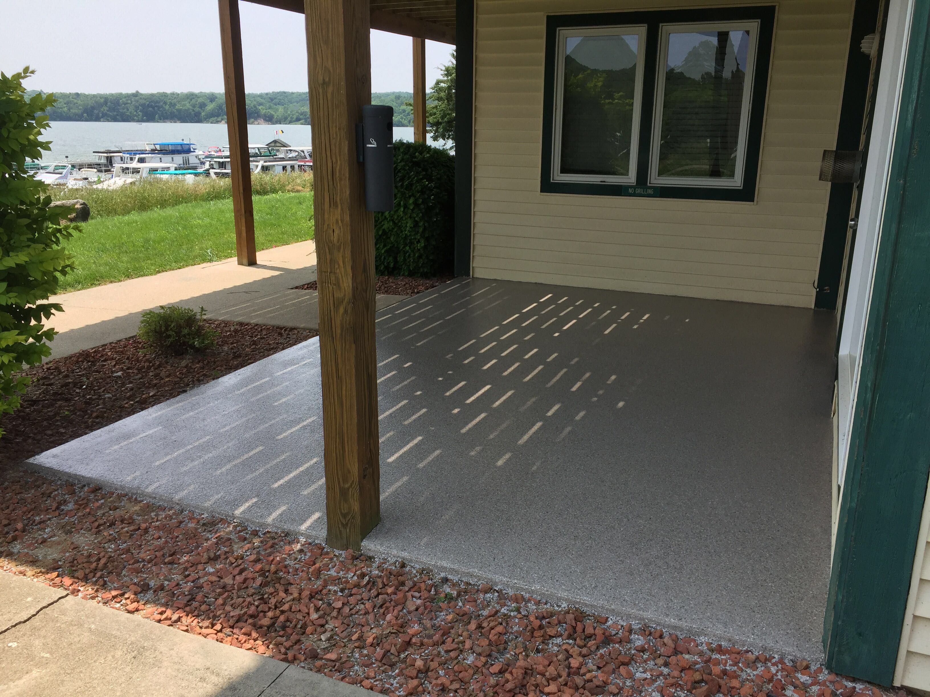 Patio Installation using Fieldstone by Your1DayFloor.com