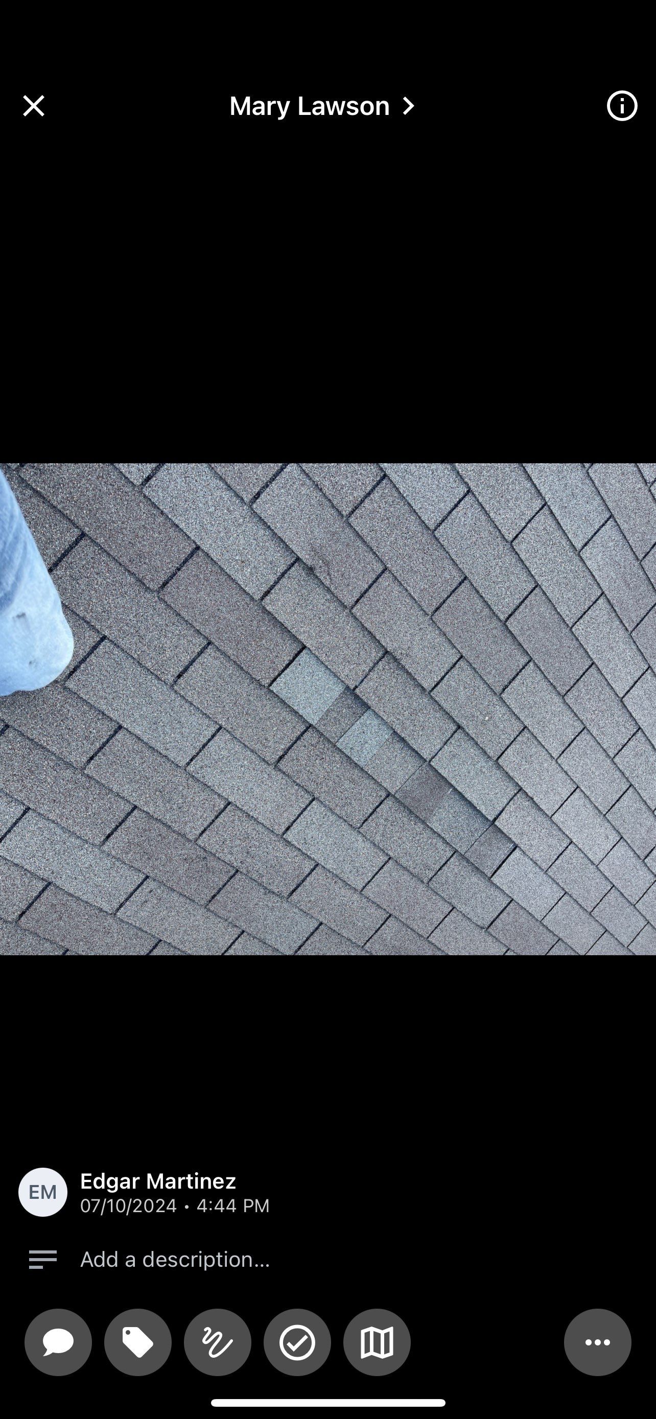 Hail Damage using Owen's Corning Duration (Lifetime) Shingles by Roof Repair Services LLC