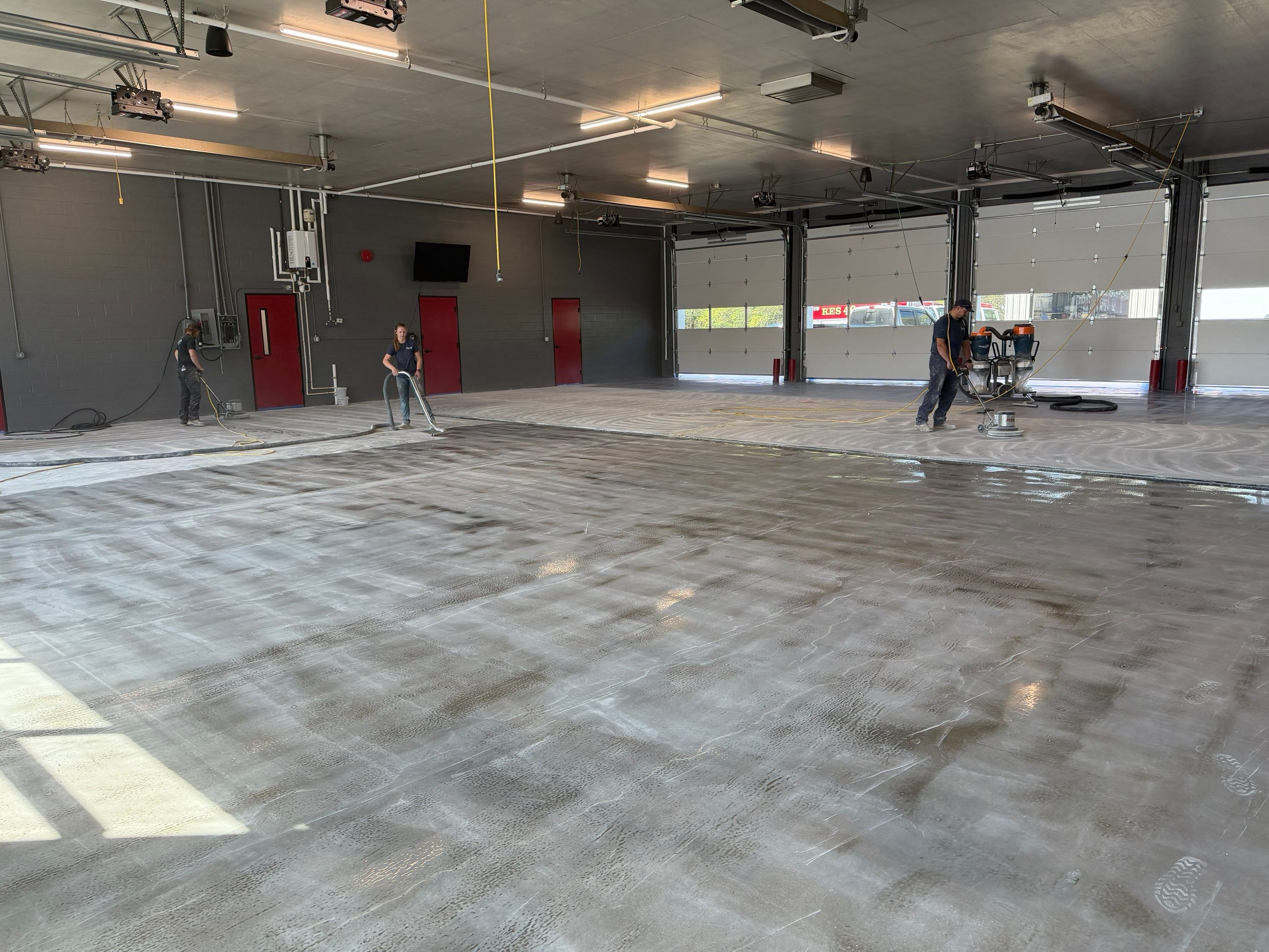 Endurance Emergency Bay Floor System for West Stanly FD by Endure Concrete Coatings