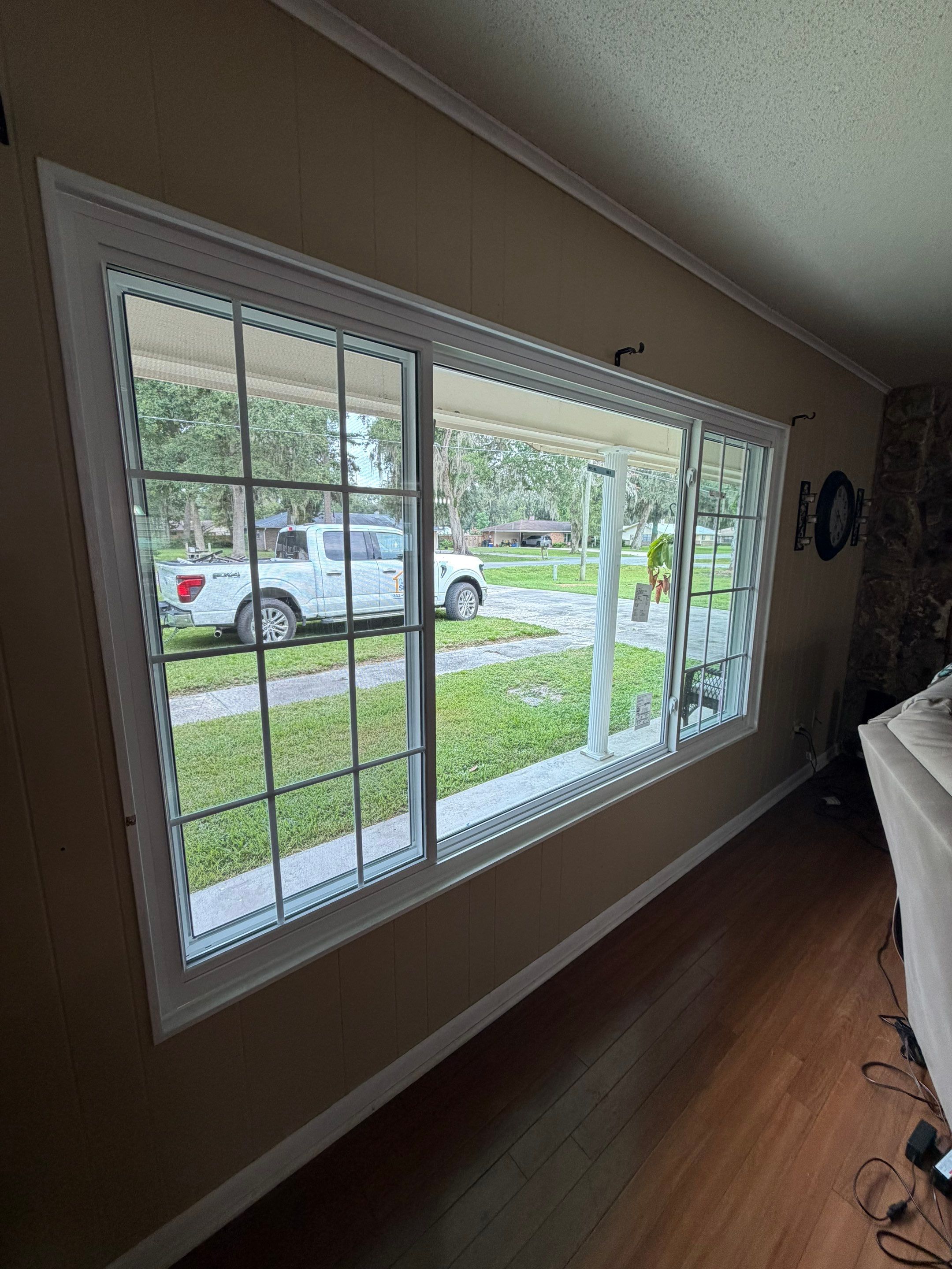 Energy-Efficient White Vinyl Window Replacement in Lake City, Florida by Windows & Doors Store