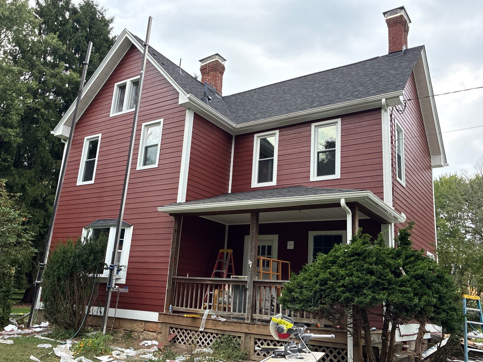 Full House Siding Renovation and Exterior Repairs in Valencia, Pennsylvania by Ideal Siding Pittsburgh