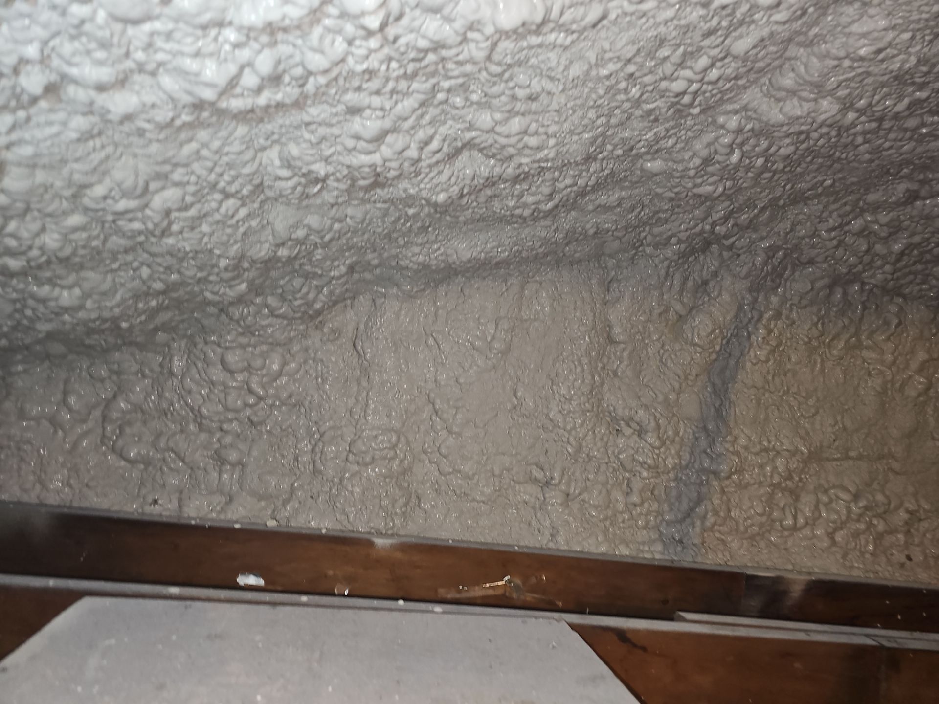 Basement Exterior Walls using Closed Cell Spray Foam by NYS Foam & Energy