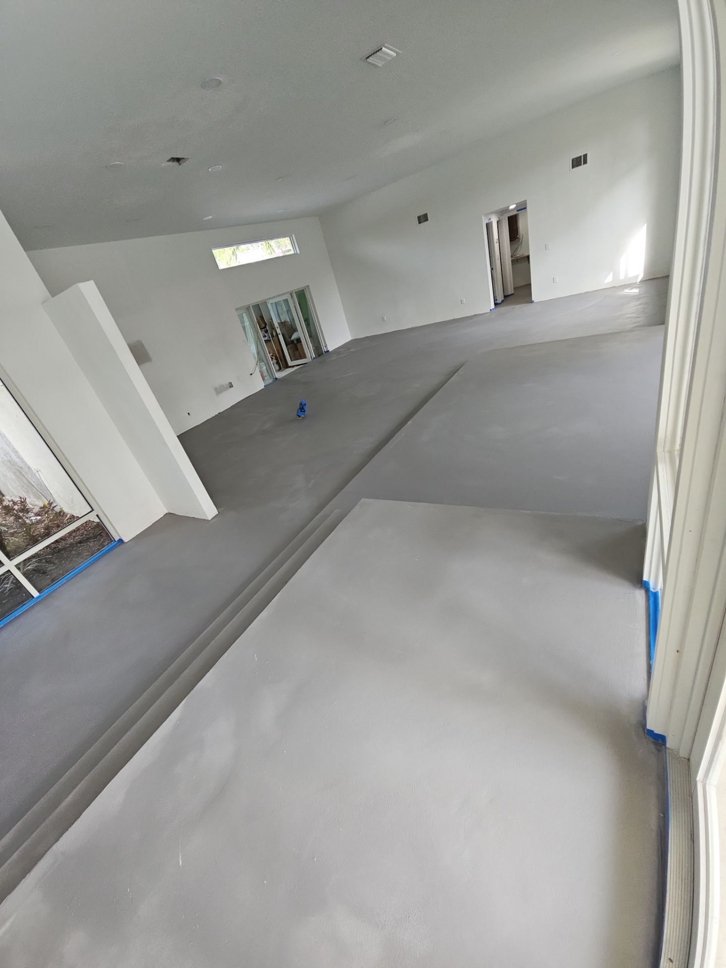 Home Floor Resurfacing w/Microtopping by Seamless Surfaces