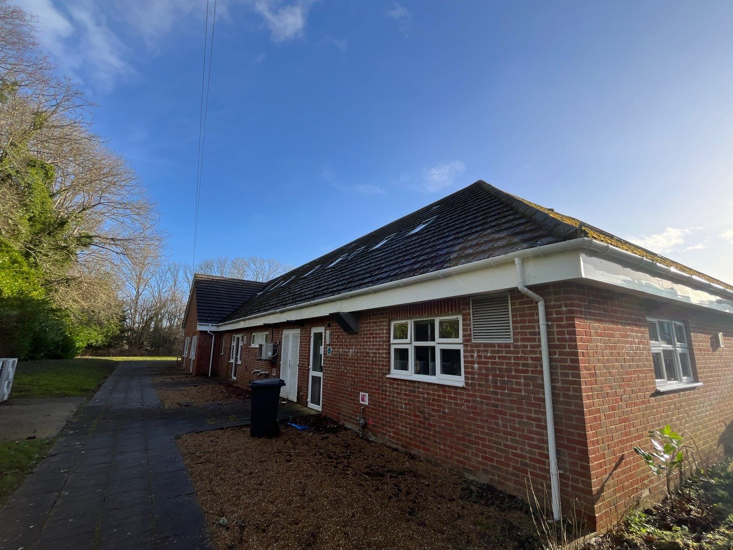 Care Home Roof and Walk Ways clean by Ges Exterior Cleaning ltd