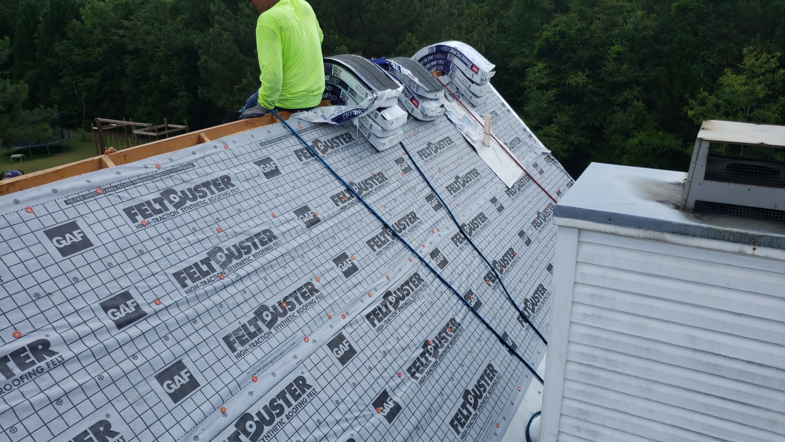 Residential Roofing Installation using Roof Replacement by American Roofing & Construction LLC