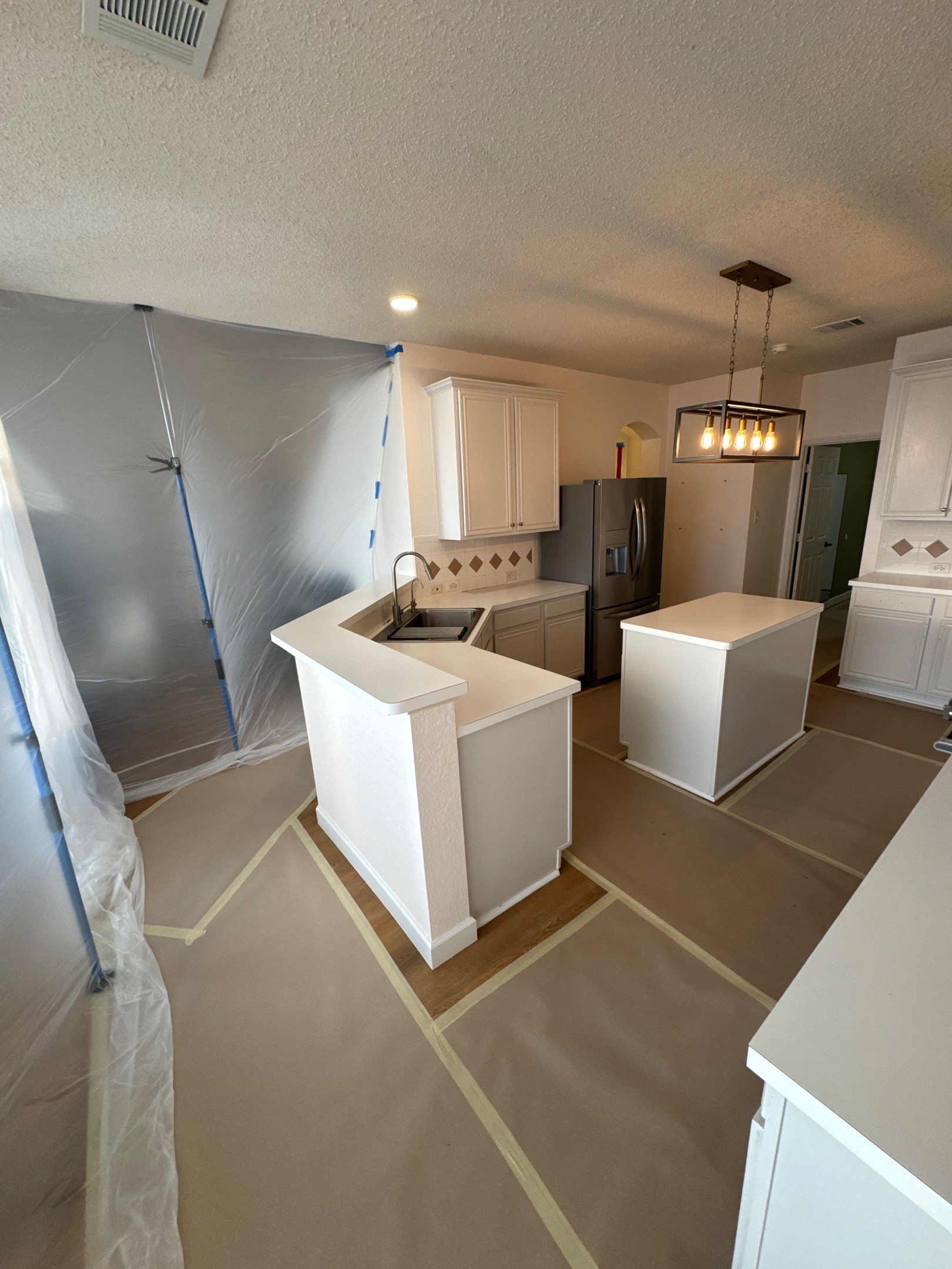 10-Day Luxury Kitchen: Custom Artistry & Waterfall Island Elegance by Tibi Soli LLC