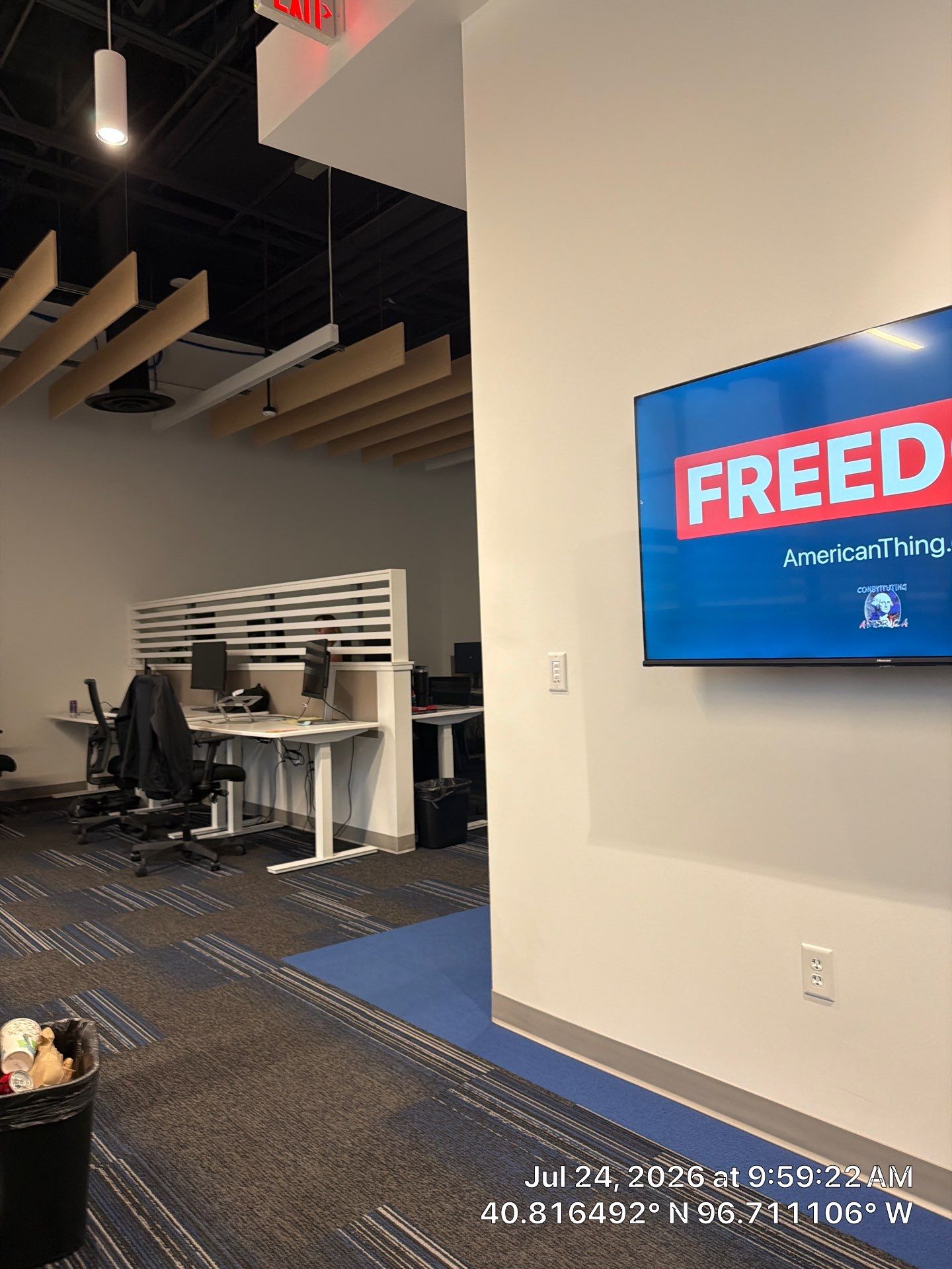 Professional Office Interior Build-Out and AV Installation in Lincoln by CompanyCam Sales Demo