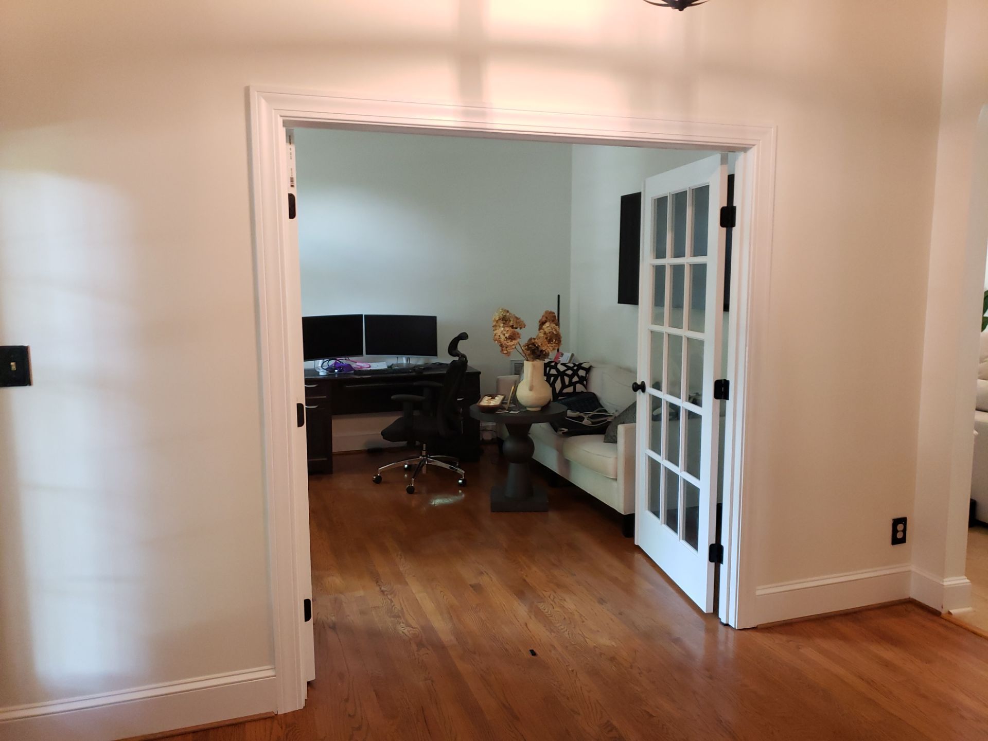 Custom Office Door: A Seamless Fit! by A Step Above Handy LLC 