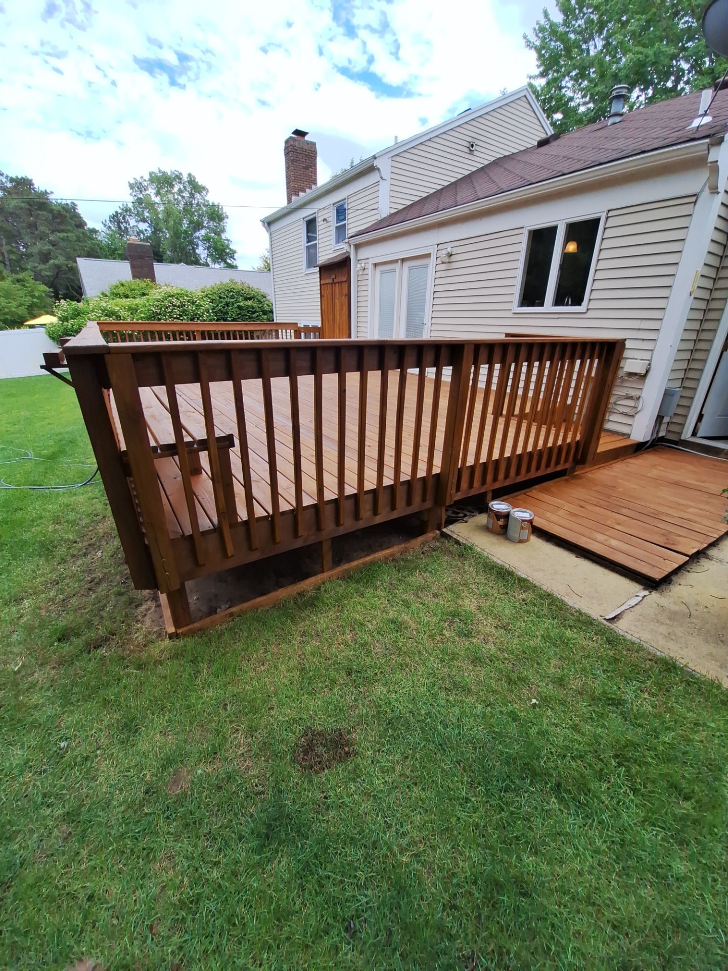 Deck Wash & Stain Transformation | Spring Lake, Michigan by Gordon Painting