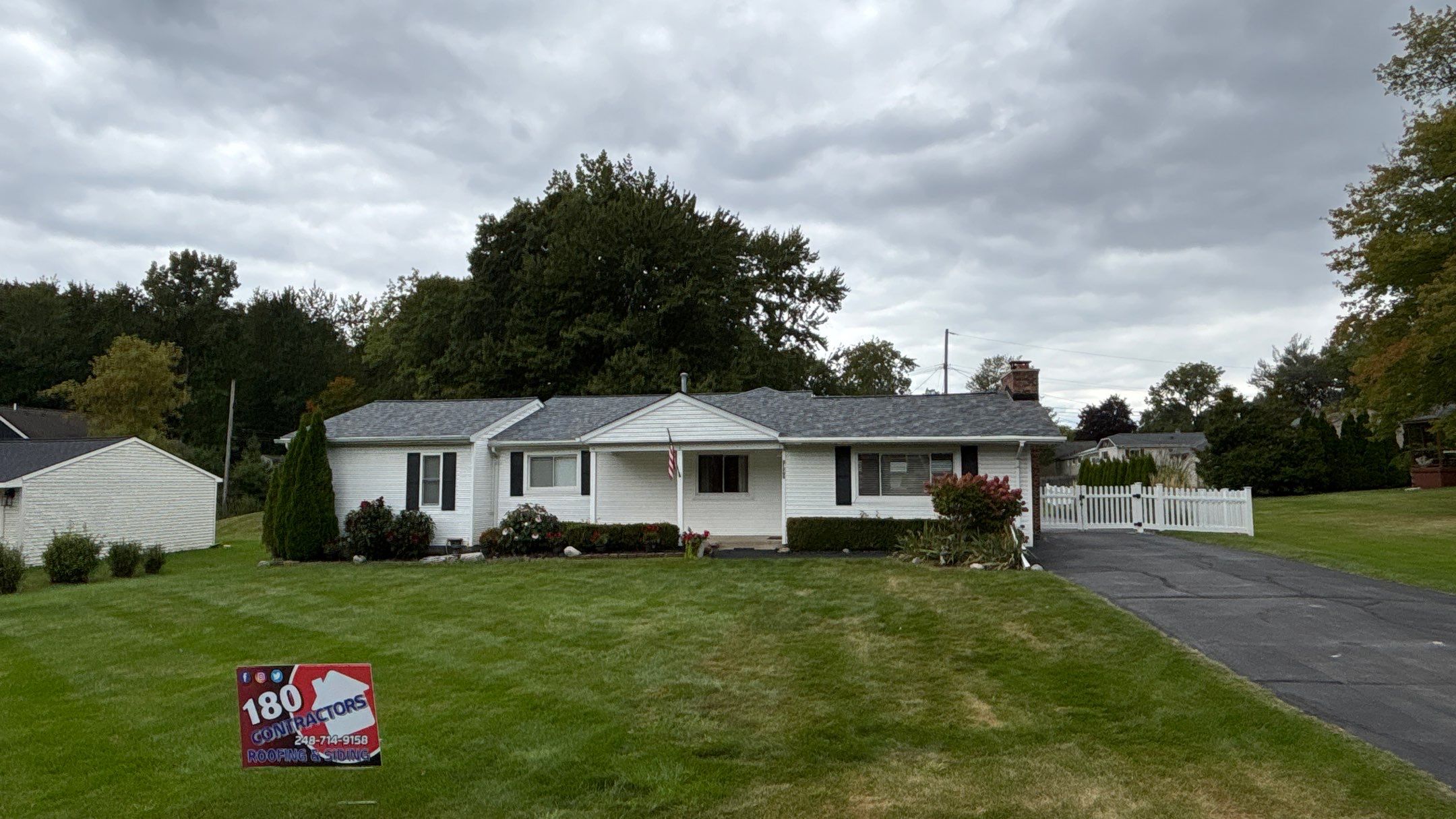 Roof Replacement using Owens Corning Slatestone Gray by 180 Contractors