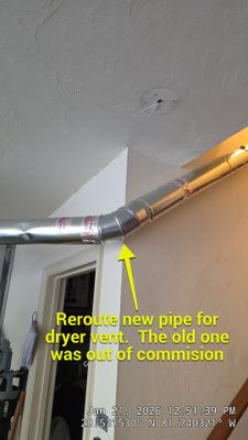 Dryer Vent Repair in Clermont