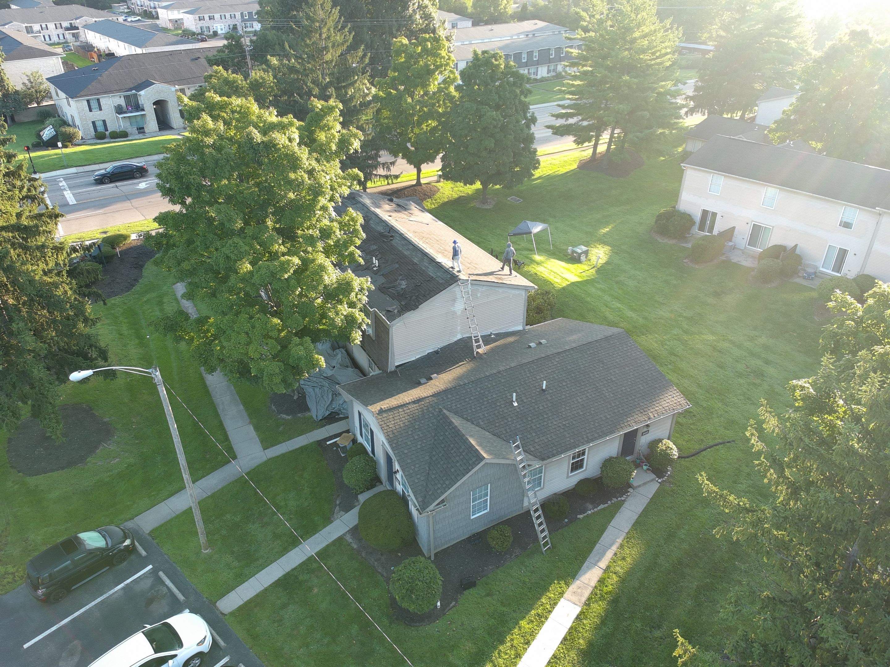Multi-Family Roof Replacement and Decking Repair in Dayton by Level Up Roofing and Restoration Services LLC